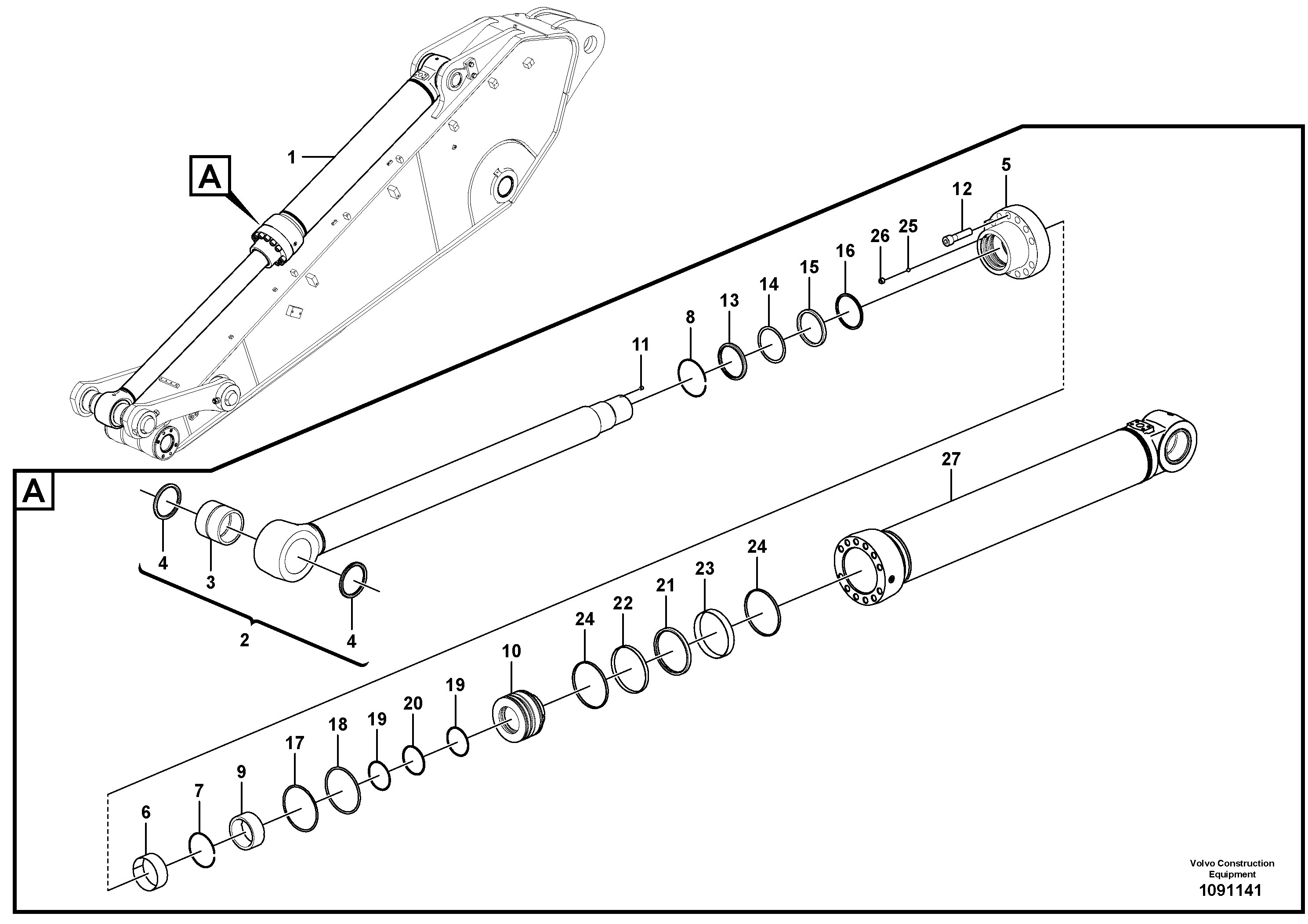 Ключевой жетон VOE14698261 VOLVO