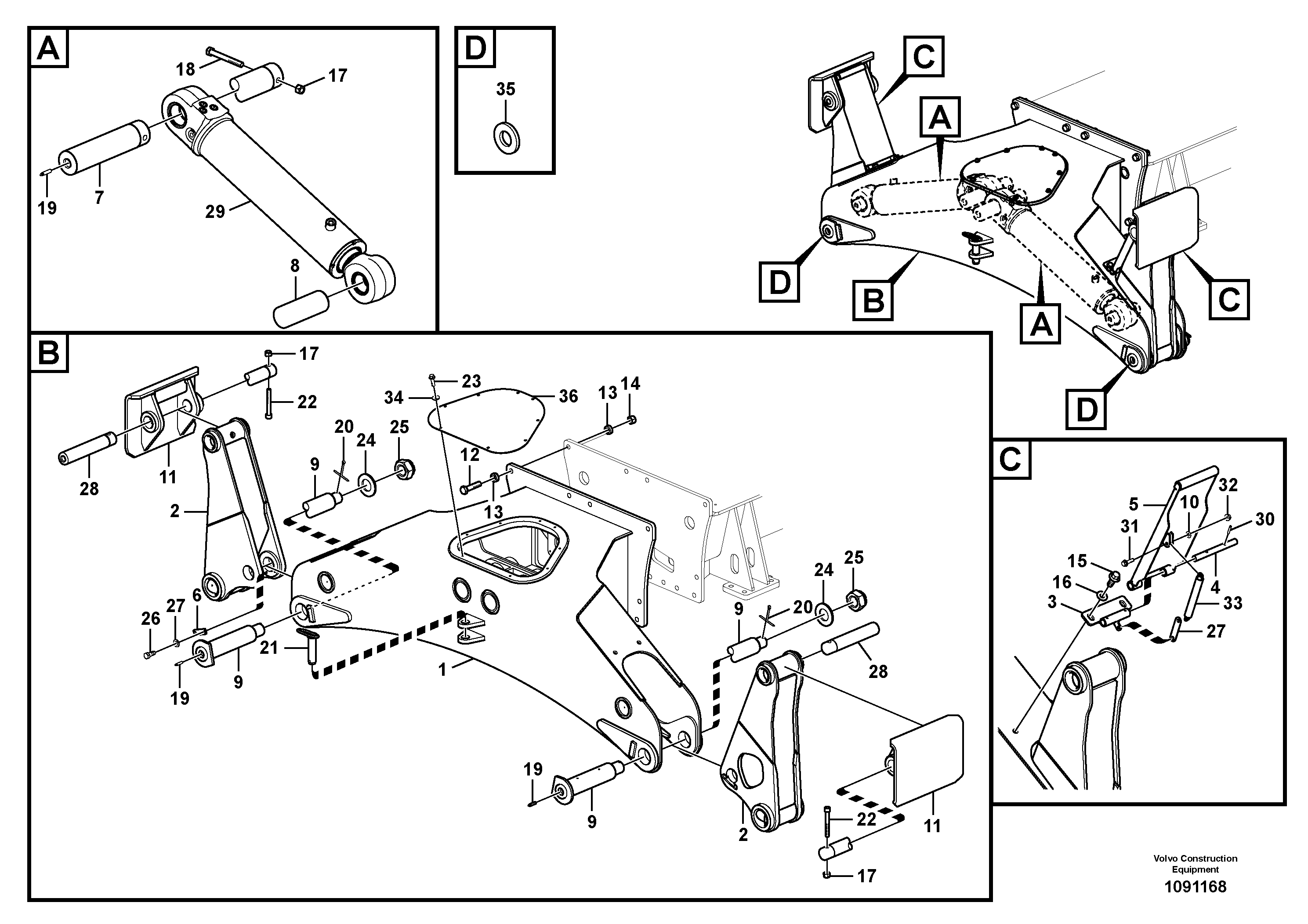 Нагревательное устройство, комплект VOE14650677 VOLVO
