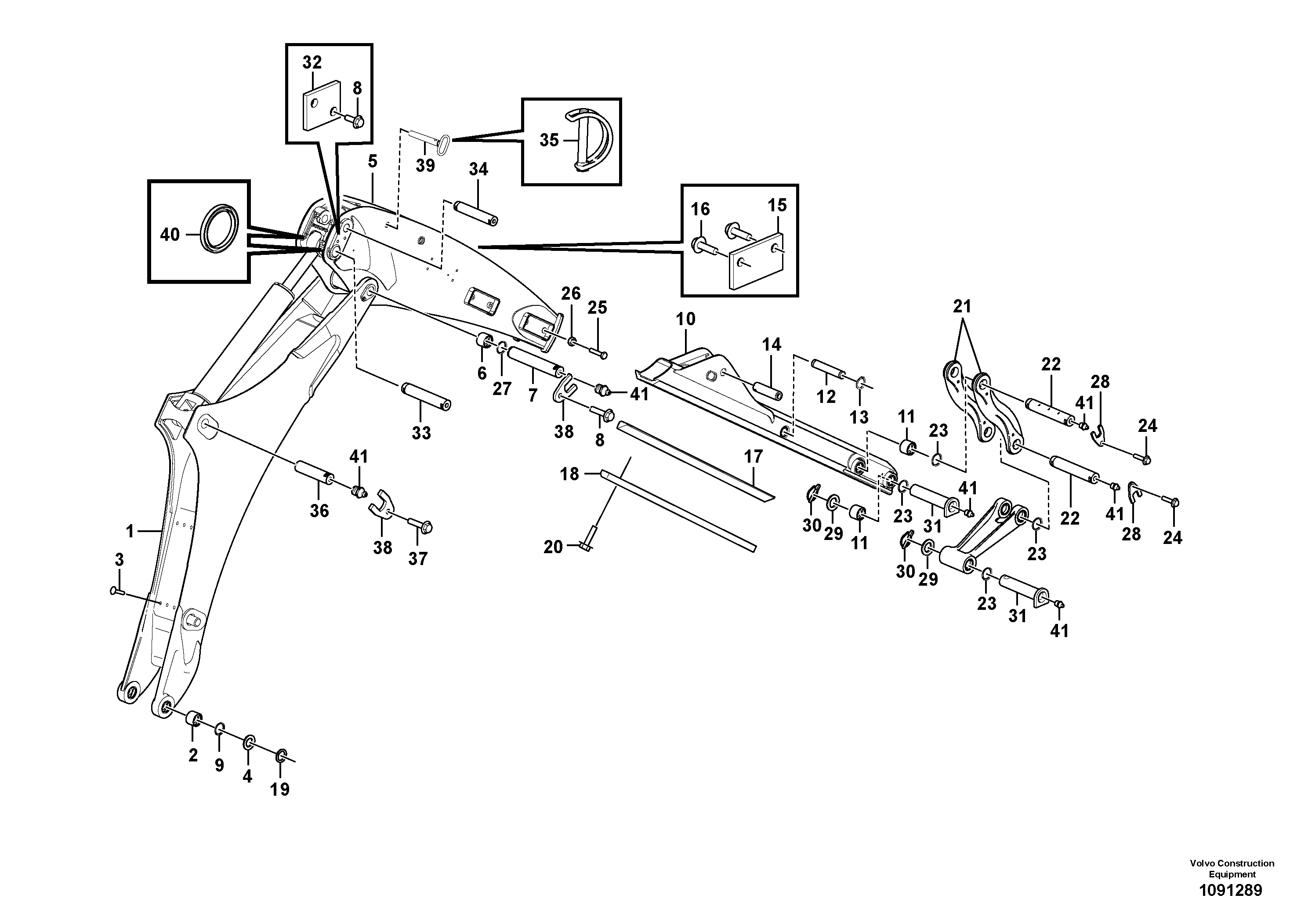 Rec.housing VOE15606810 VOLVO
