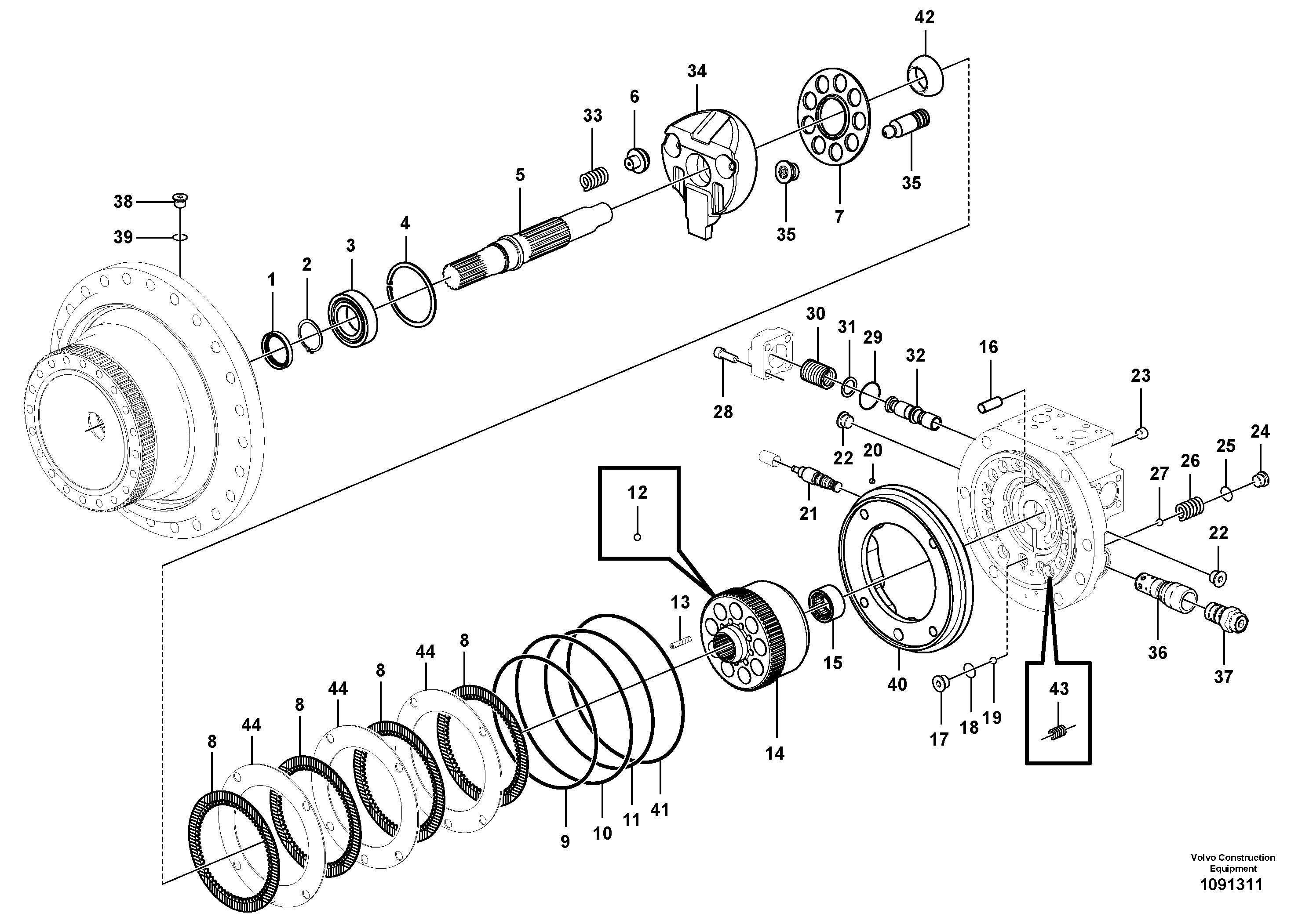 Oil Bath Filter VOE14736210 VOLVO