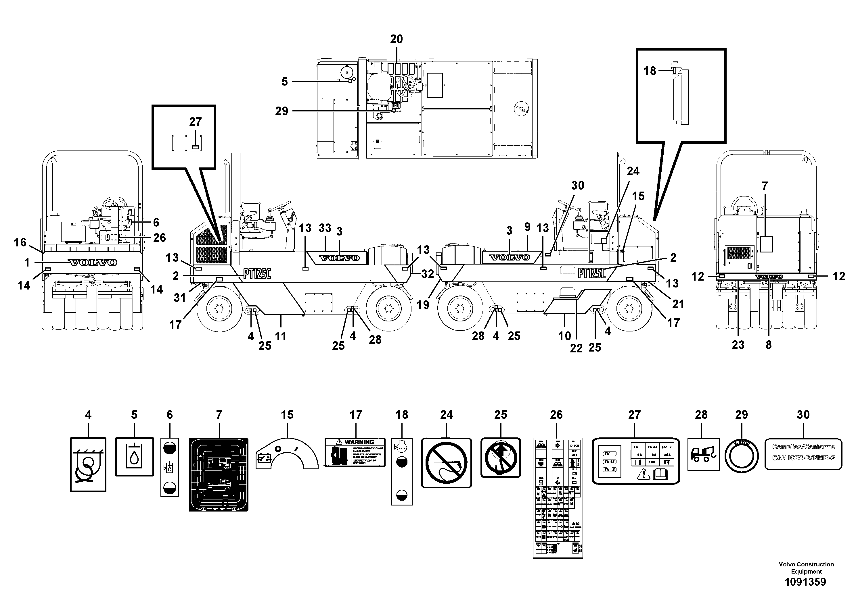 Cylinder Block VOE12820086 VOLVO