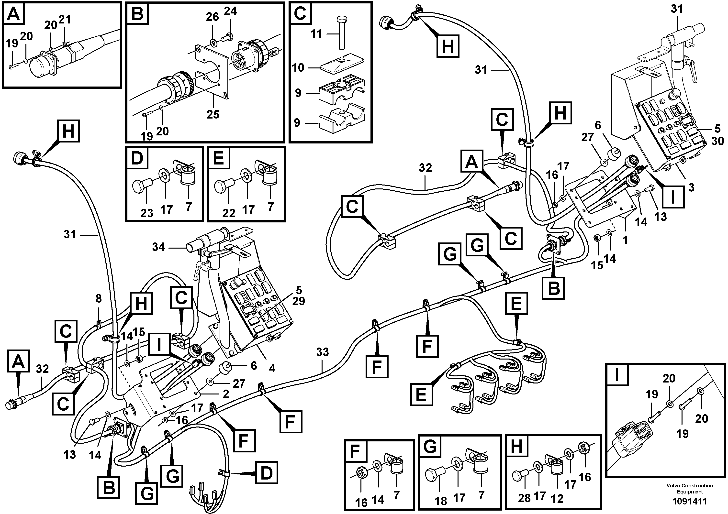 Панель детали VOE17224407 VOLVO