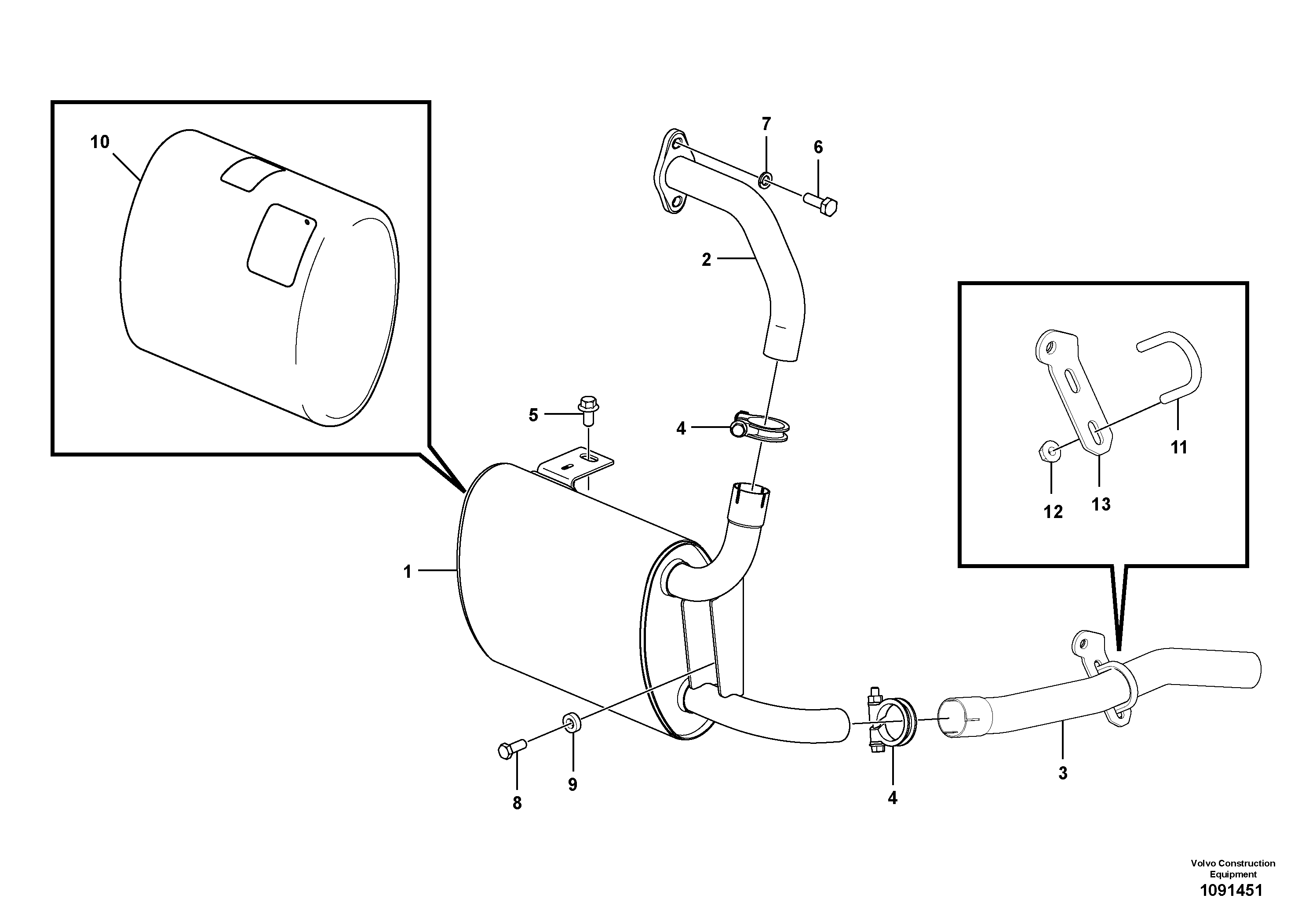 Seat frame VOE15704975 VOLVO