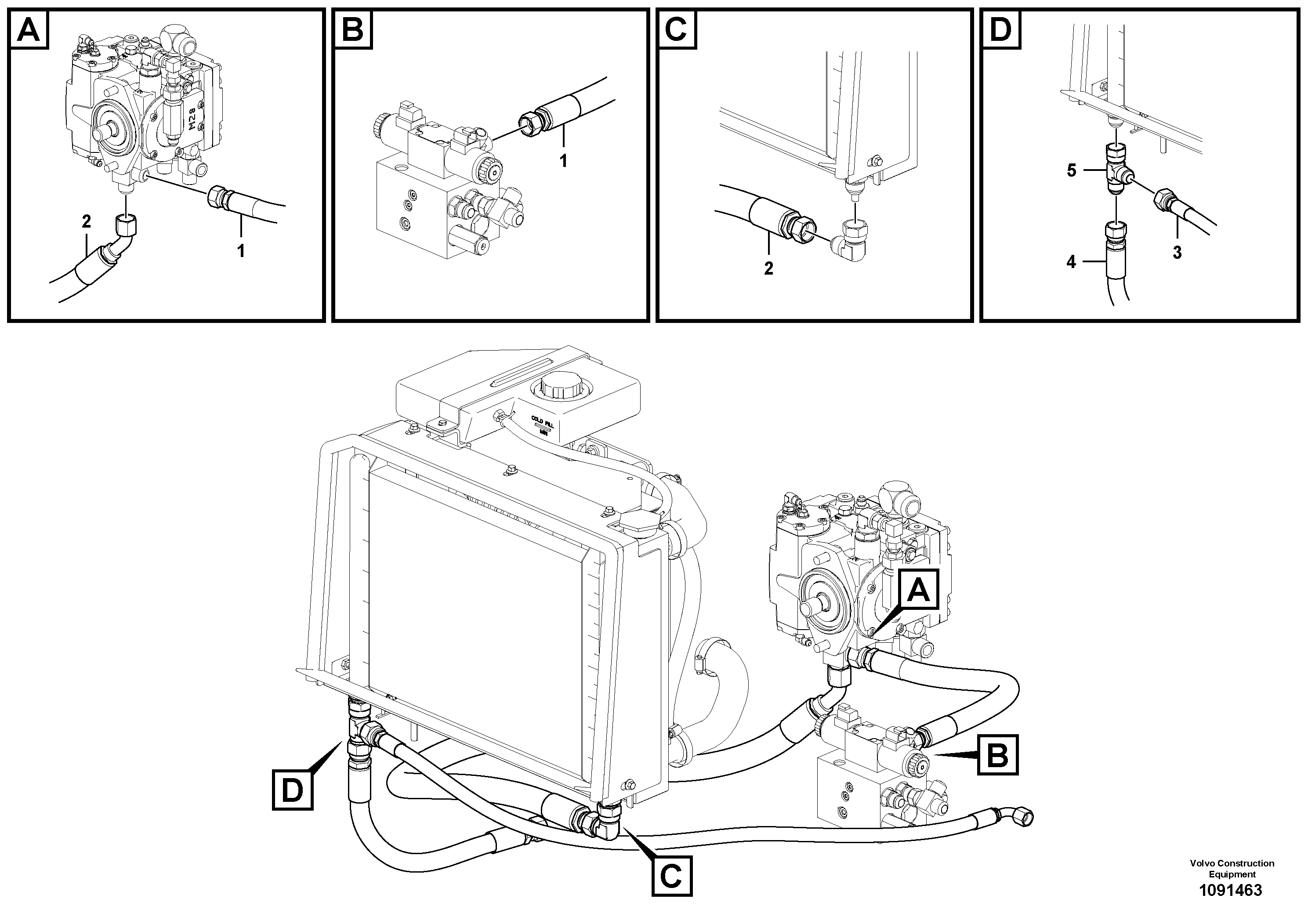 Timing gear casing VOE12832879 VOLVO