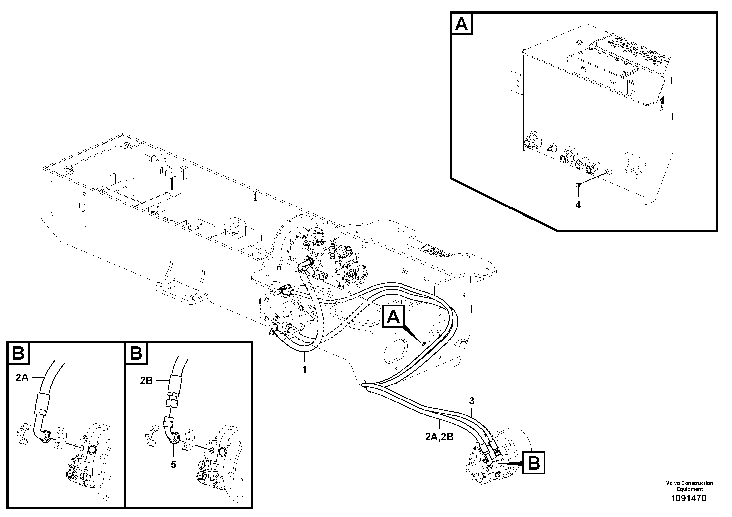 Timing gear casing VOE15801100 VOLVO