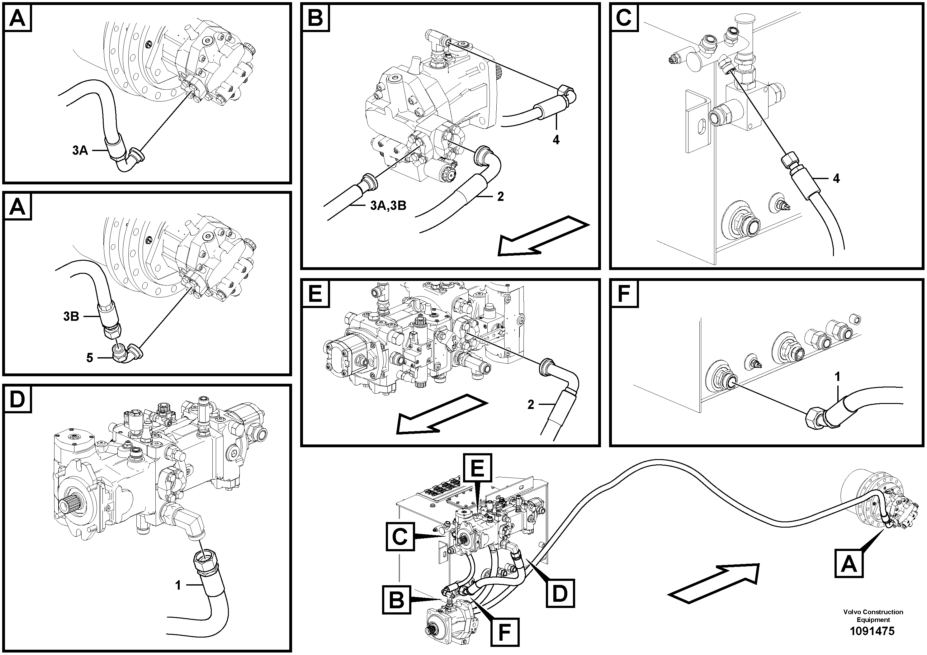 Timing gear casing VOE15801074 VOLVO