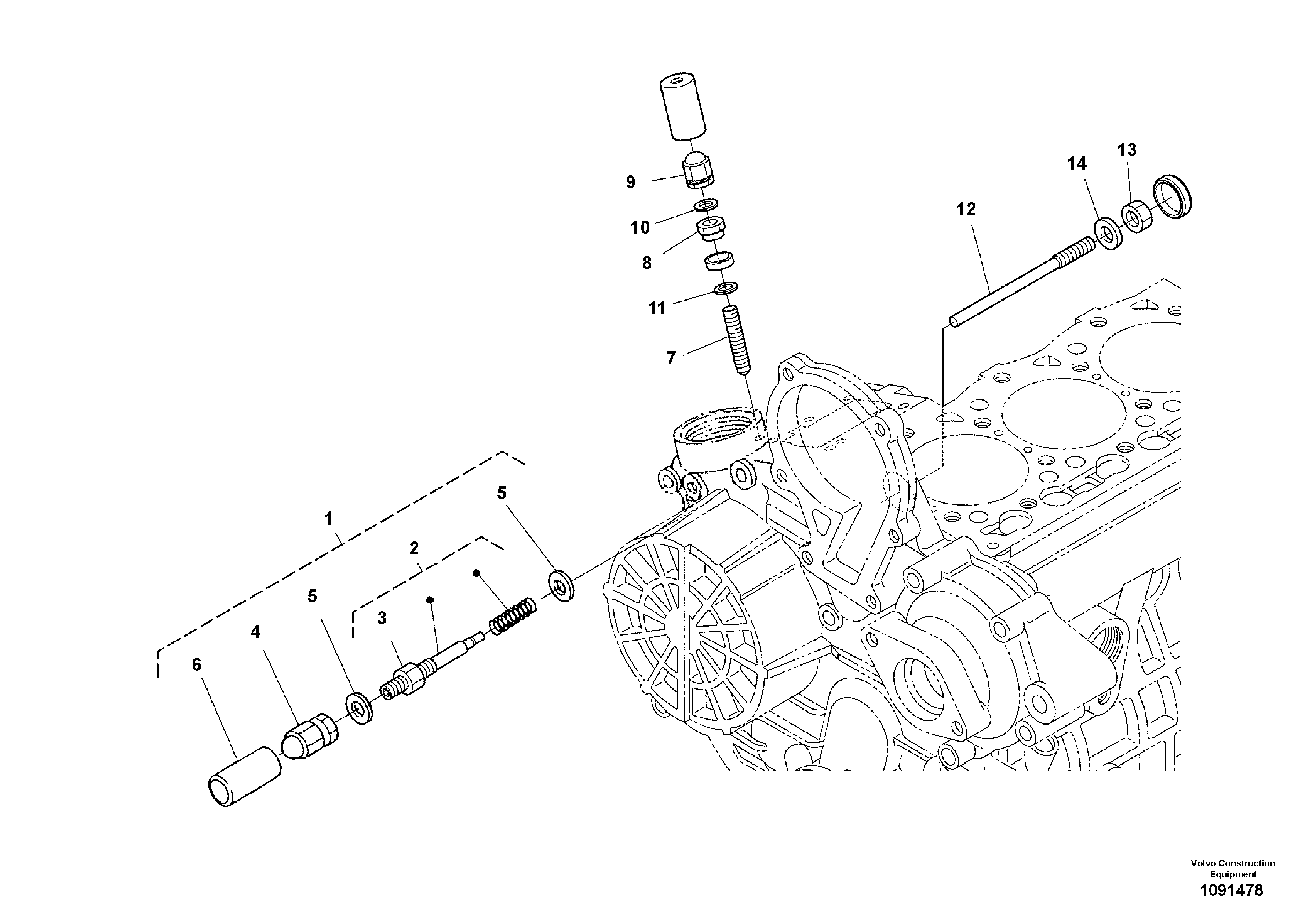 Bolt VOE23074996 VOLVO