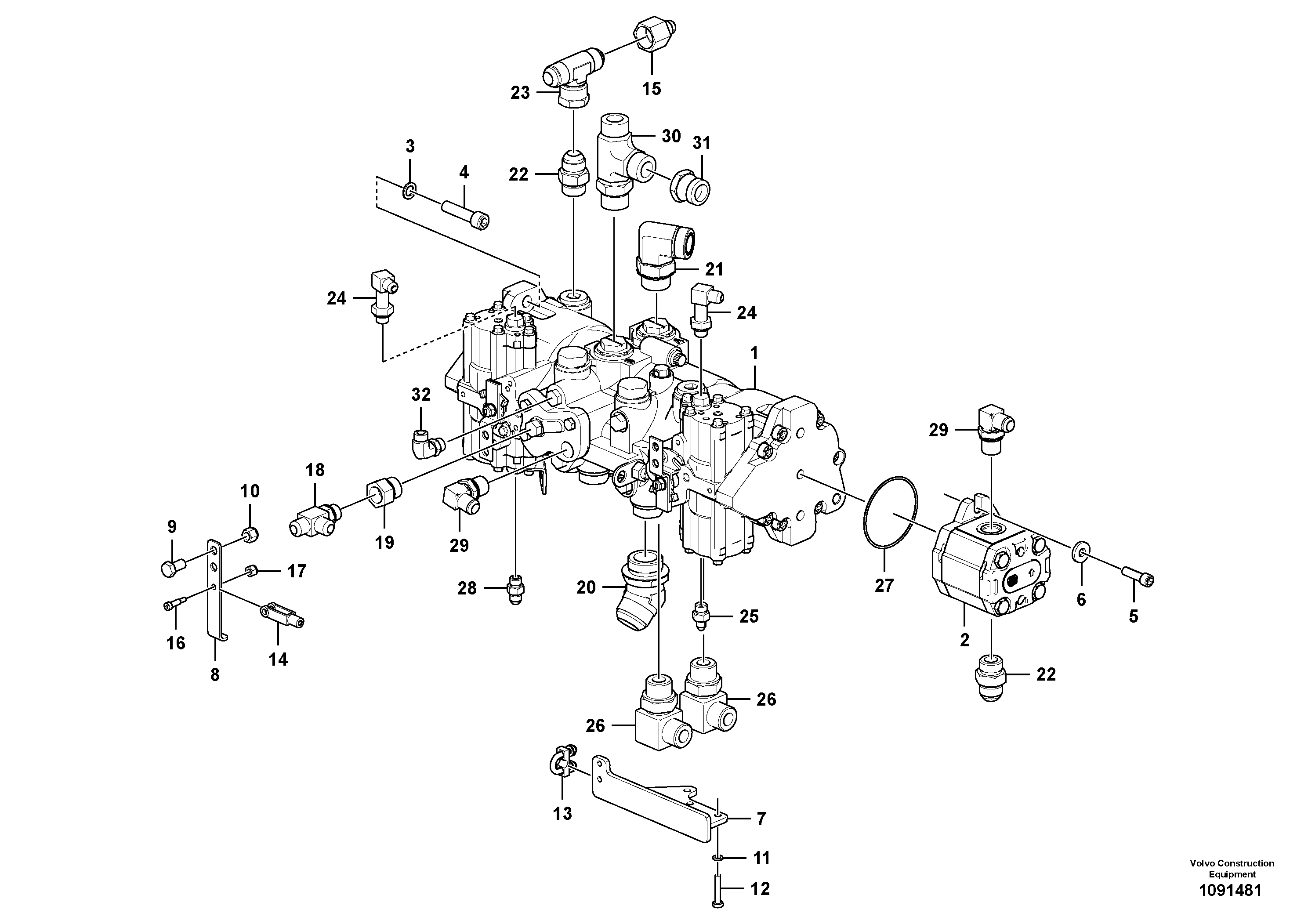 Rec.housing VOE12832401 VOLVO