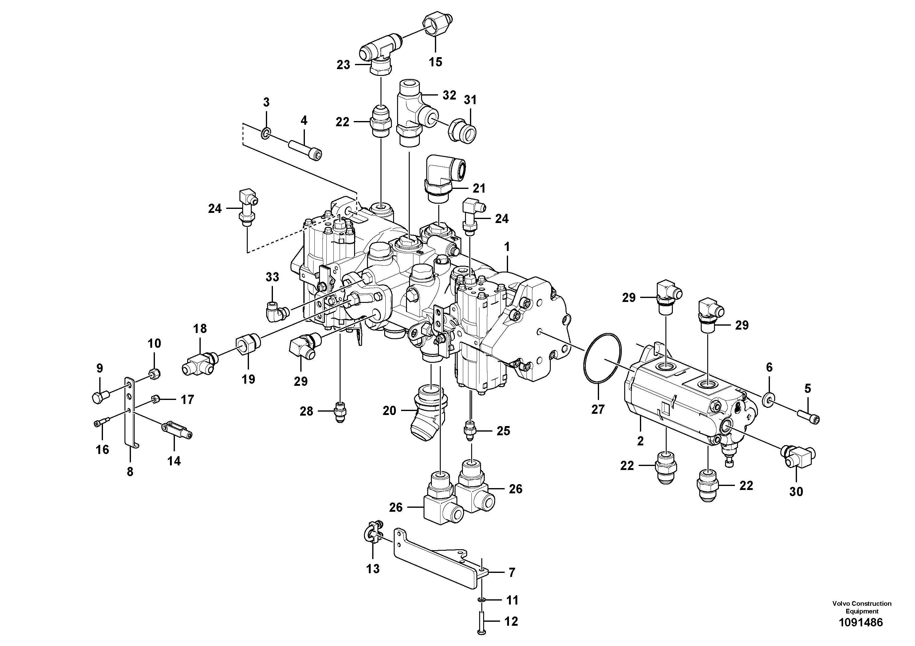 Rec.housing VOE12834032 VOLVO