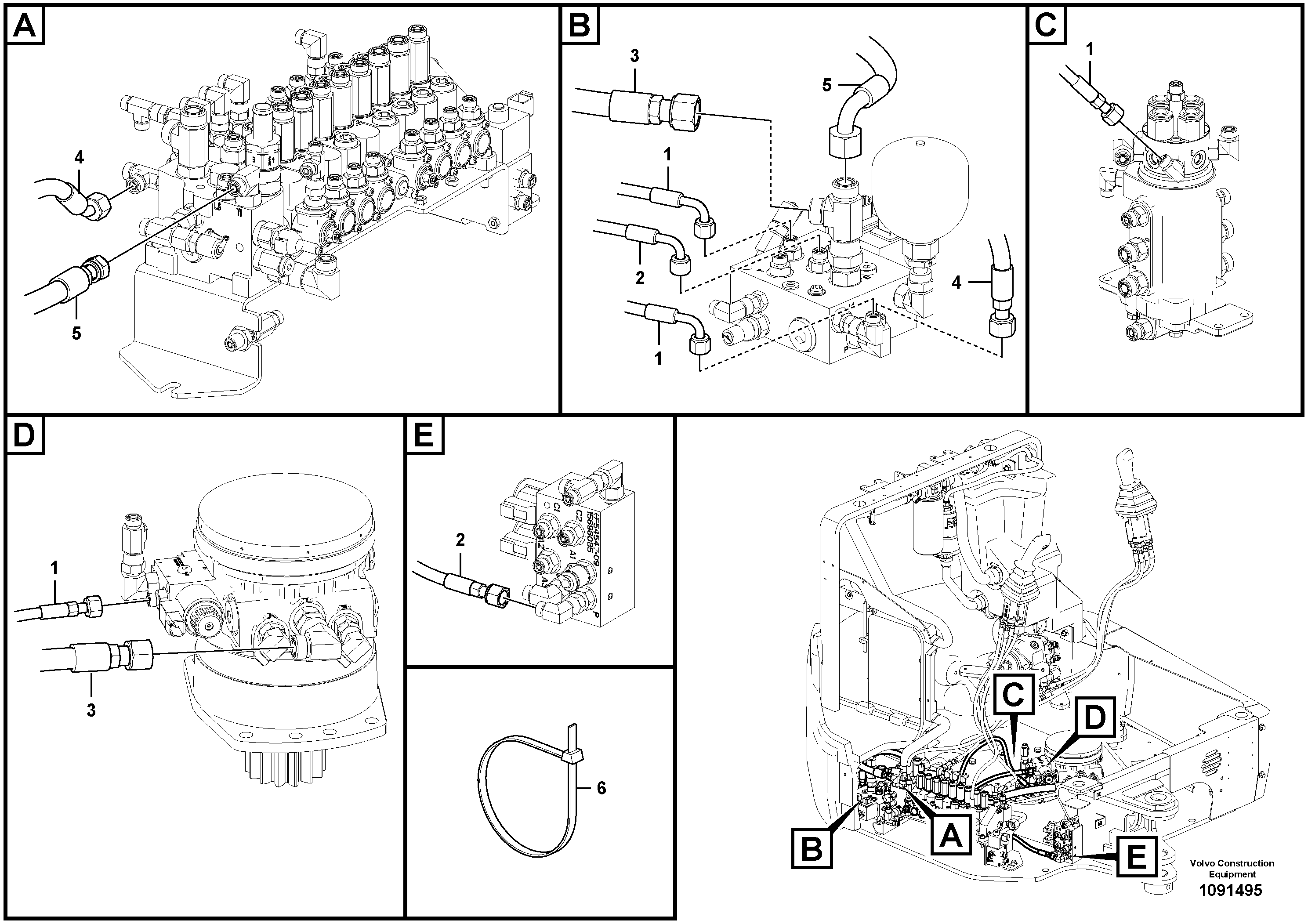 Timing gear casing VOE15801391 VOLVO