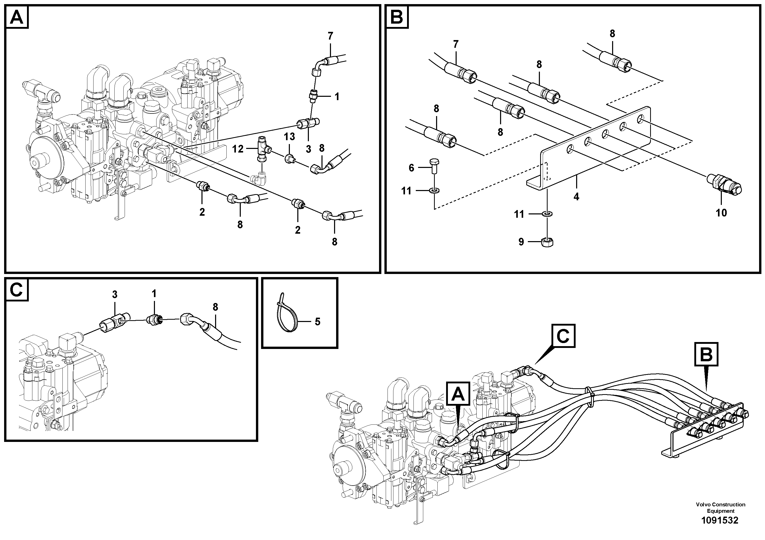 Seat frame VOE12831700 VOLVO