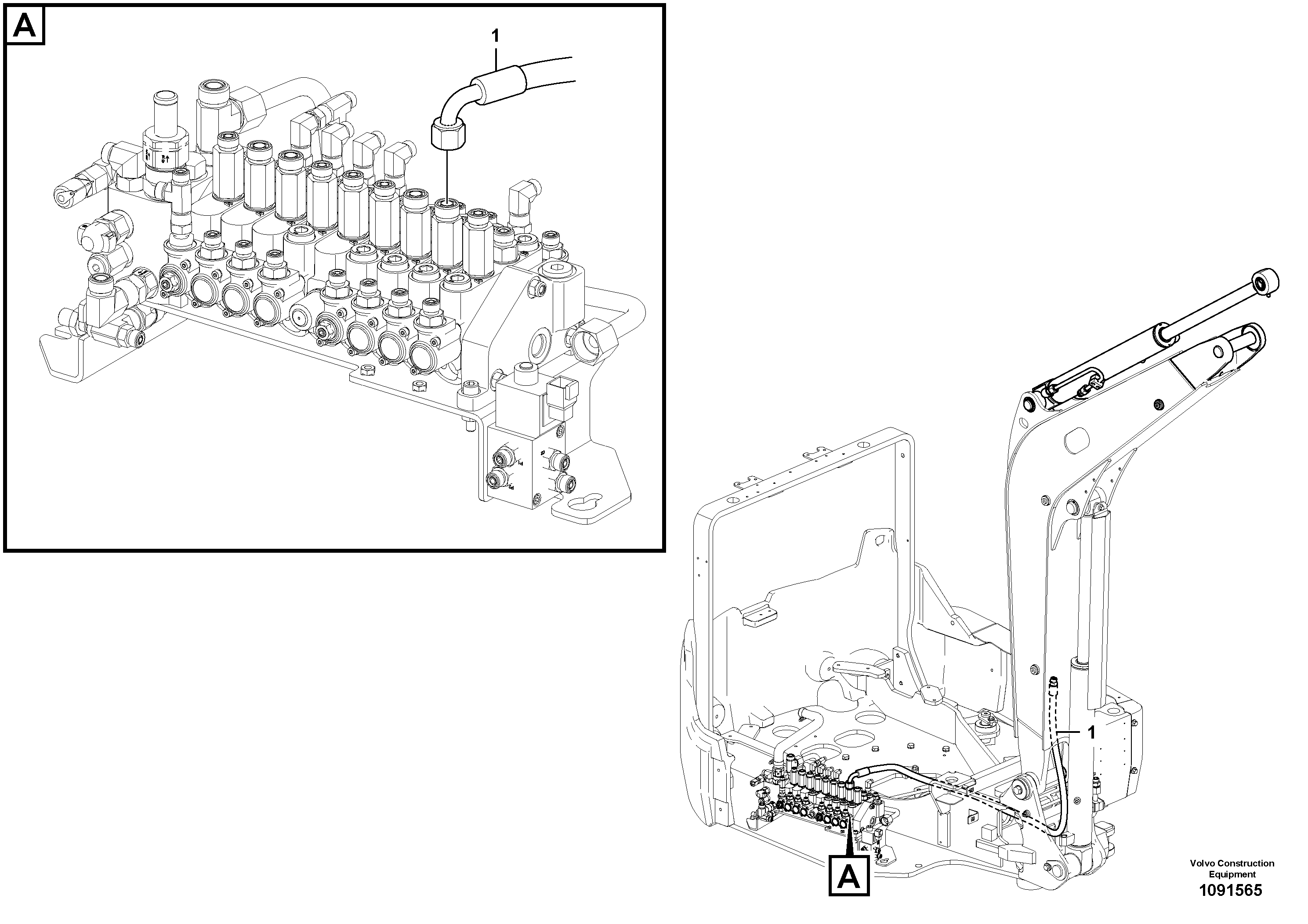 Timing gear casing VOE15700072 VOLVO