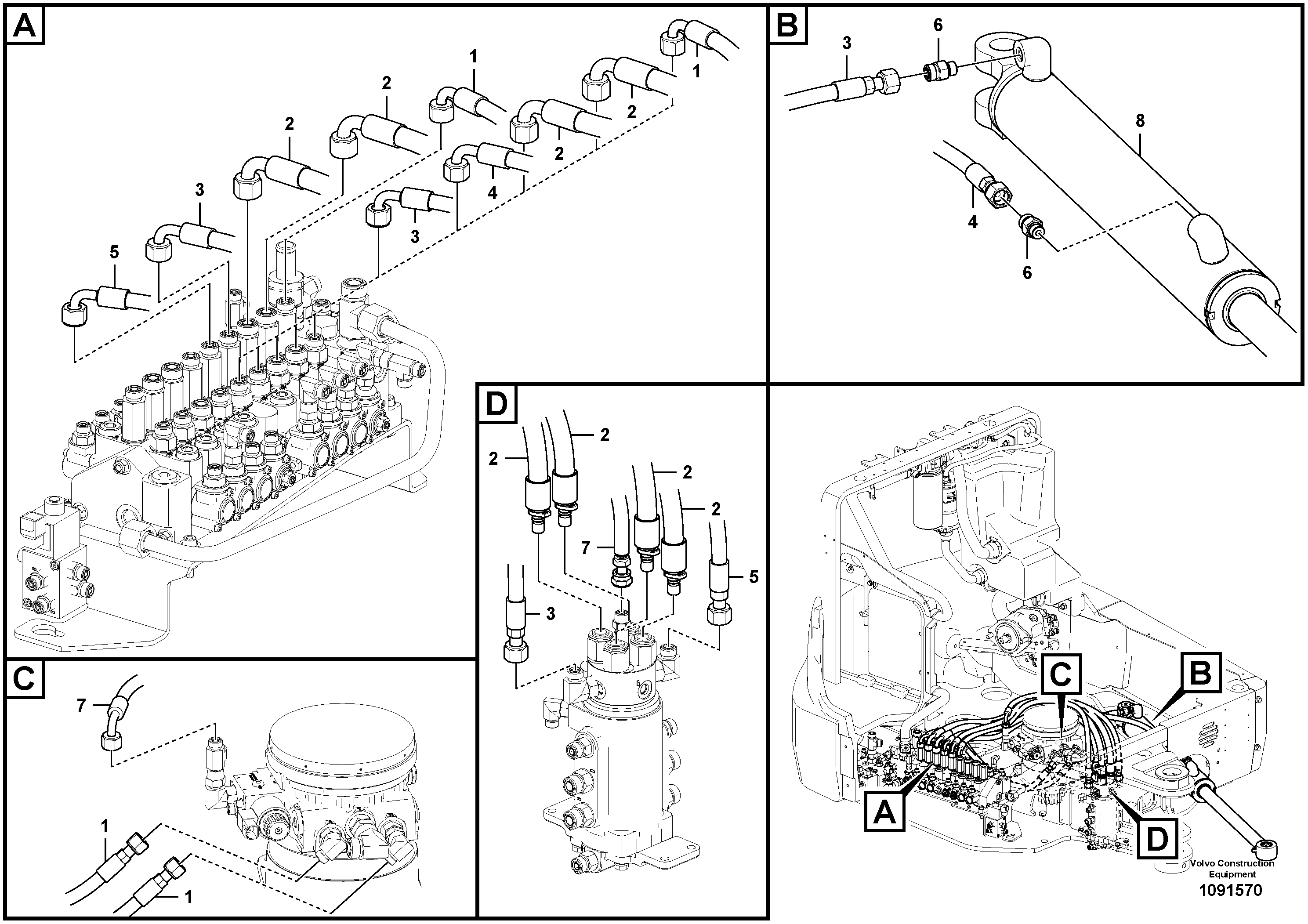 Timing gear casing VOE15708381 VOLVO