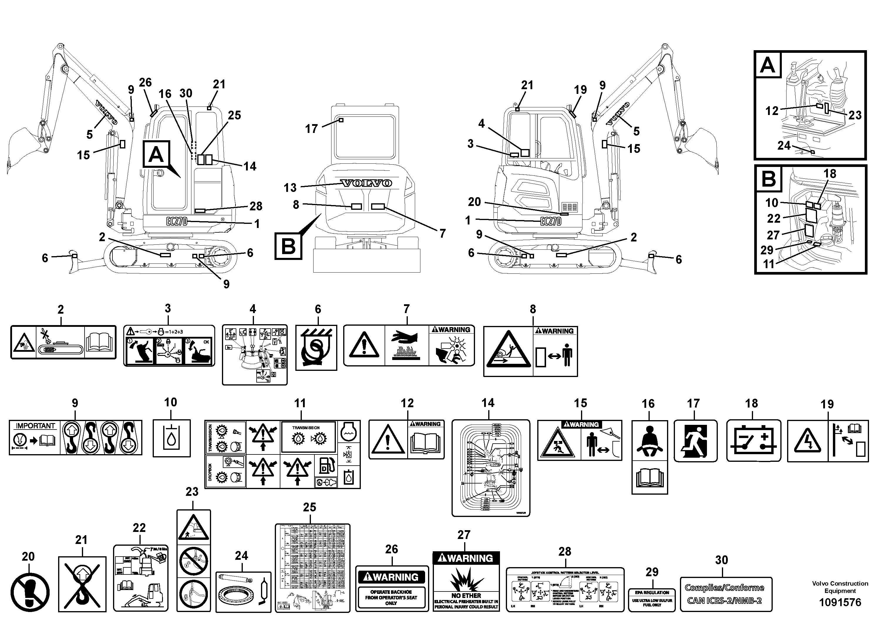 Decal VOE15716199 VOLVO
