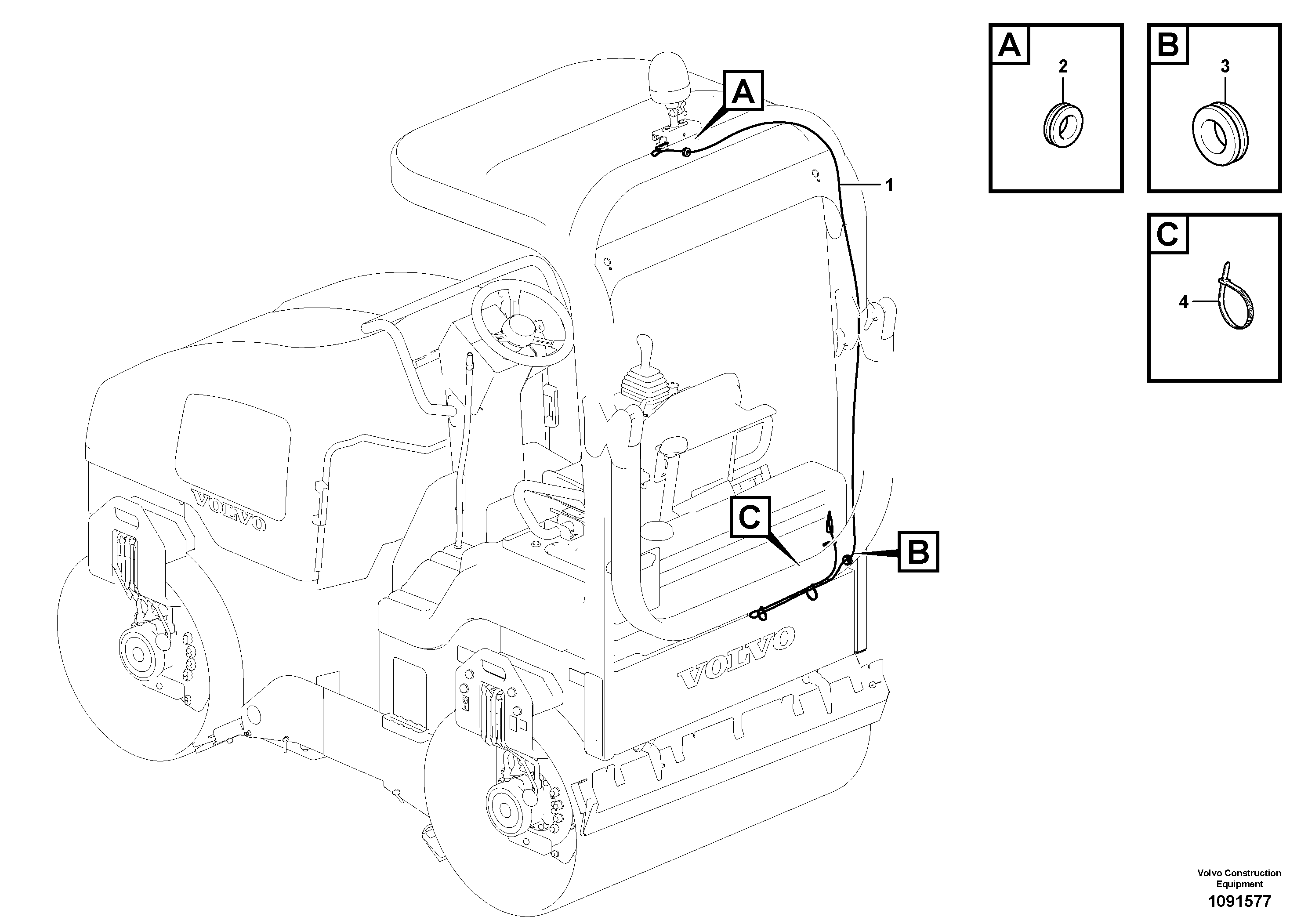 Boom Cylinder VOE12835966 VOLVO