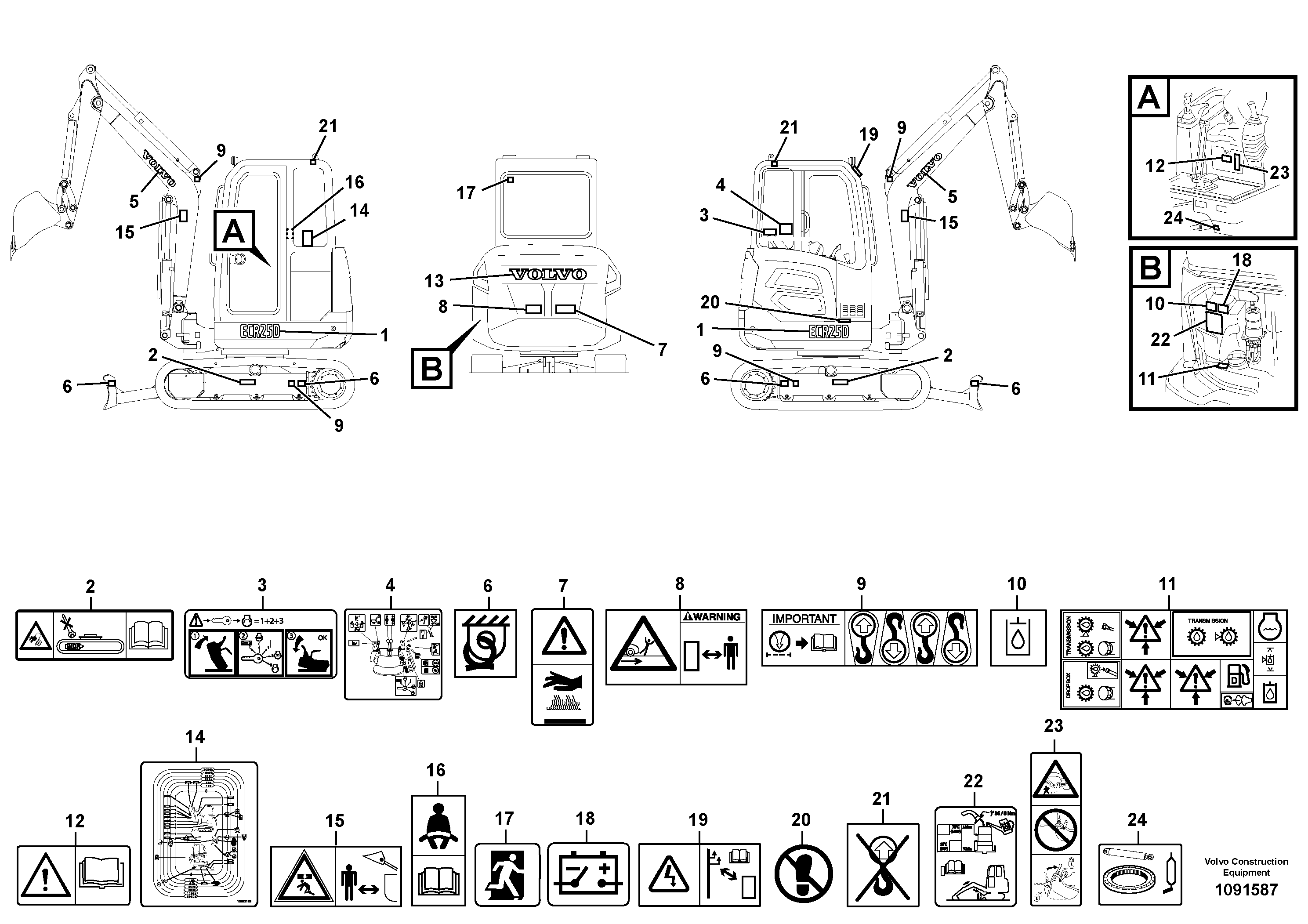 Cylinder Block VOE15702797 VOLVO