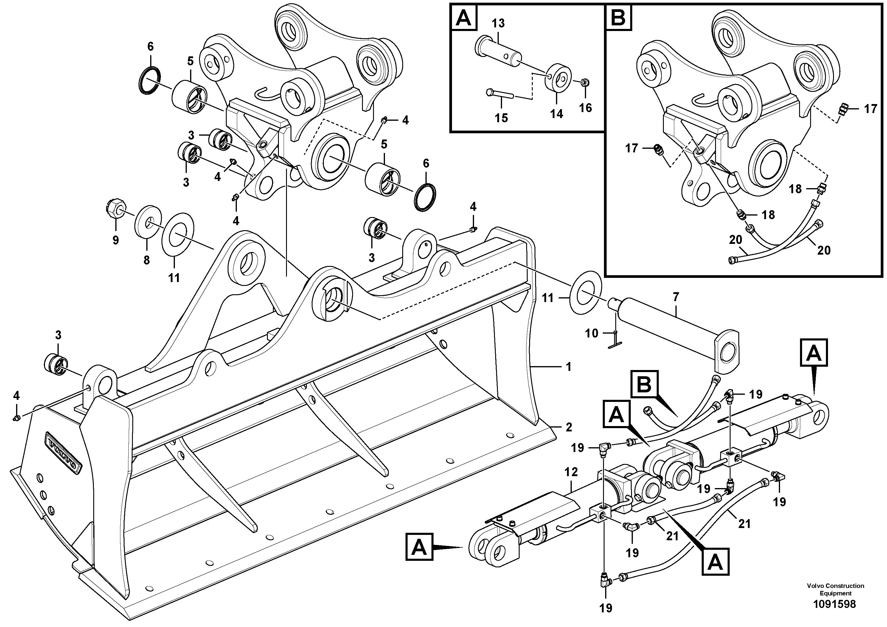 Rec.housing VOE14715872 VOLVO