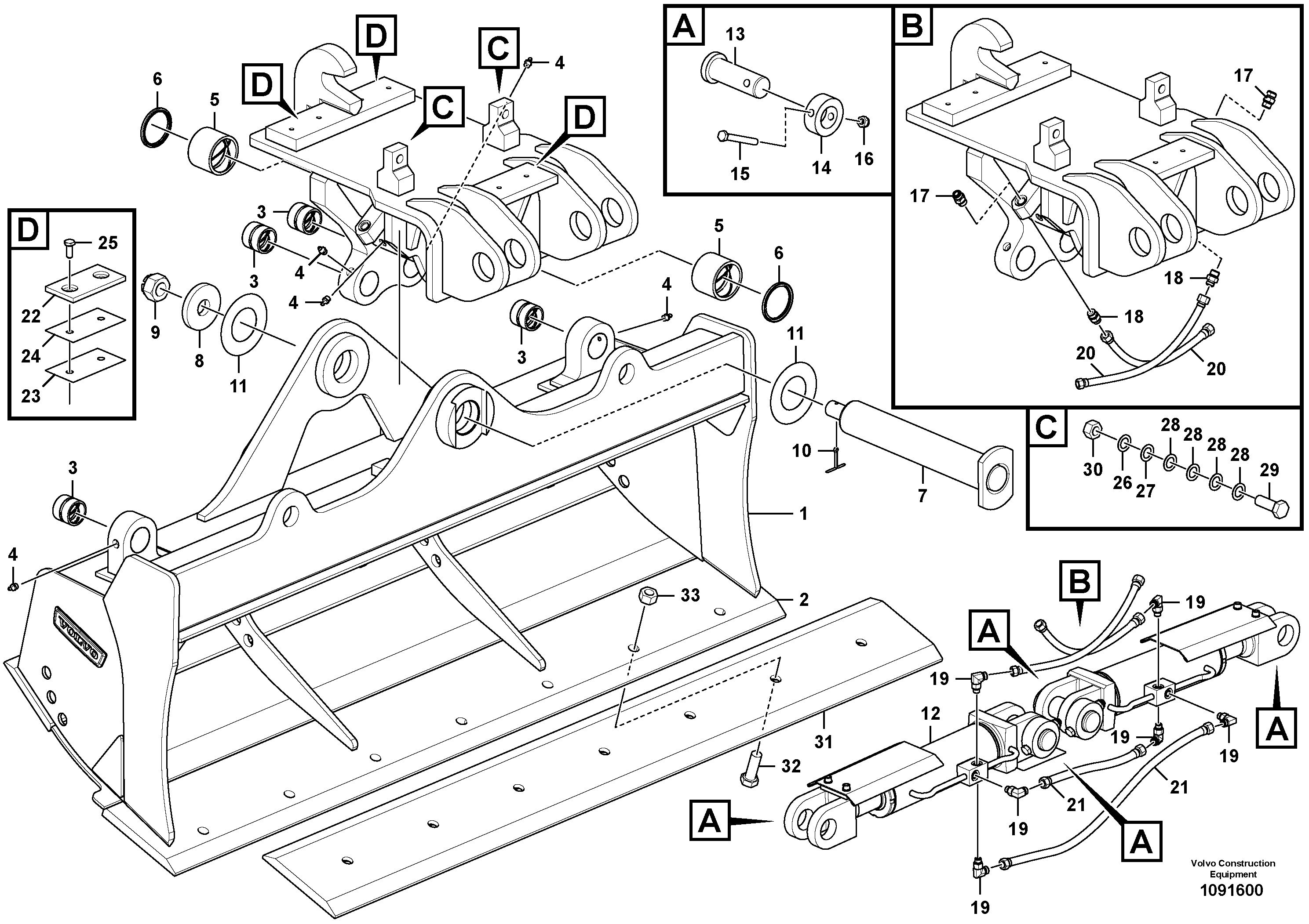 Cutting edge VOE14718267 VOLVO
