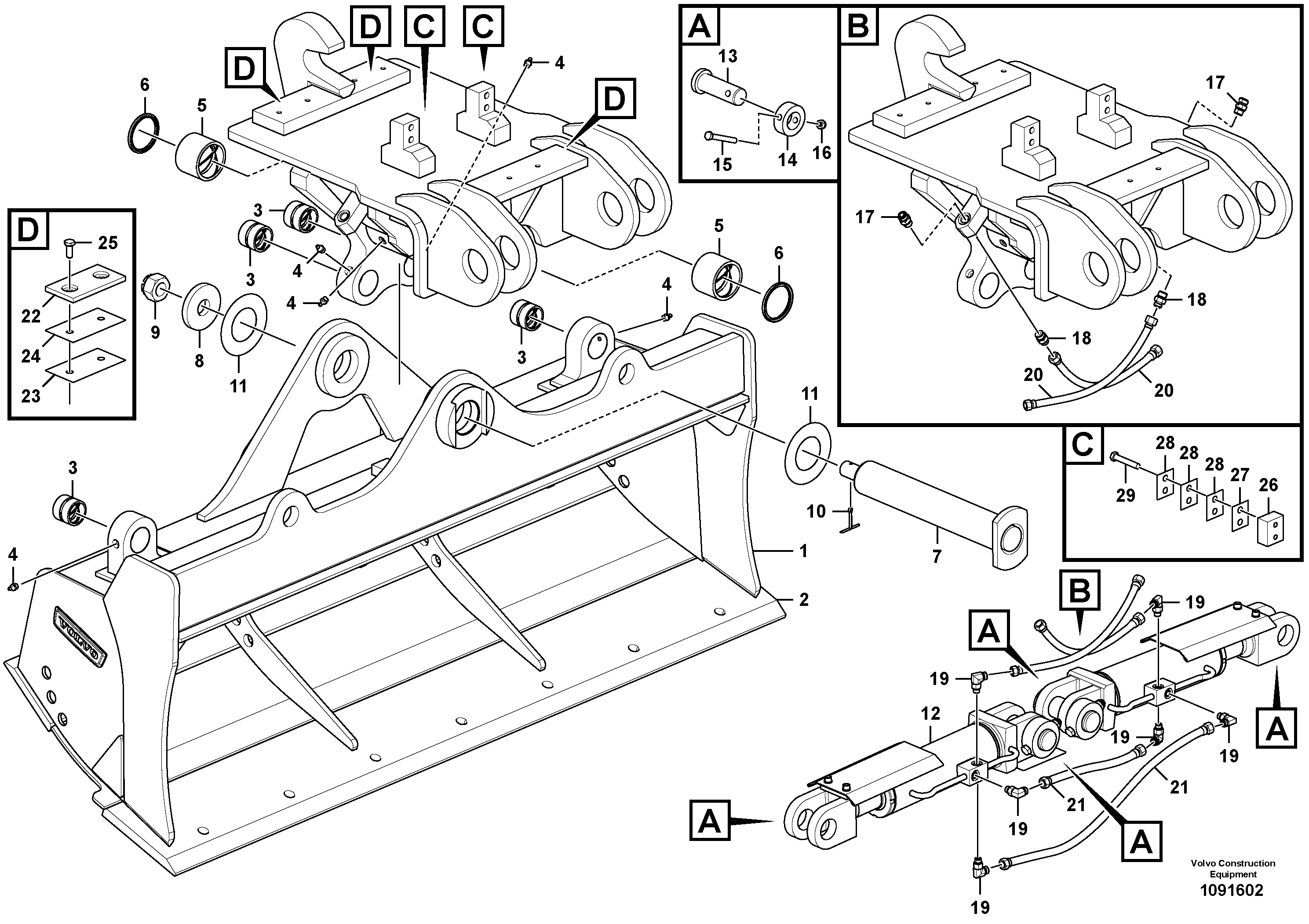 R Window Wiper RM/VOE14718084 VOLVO