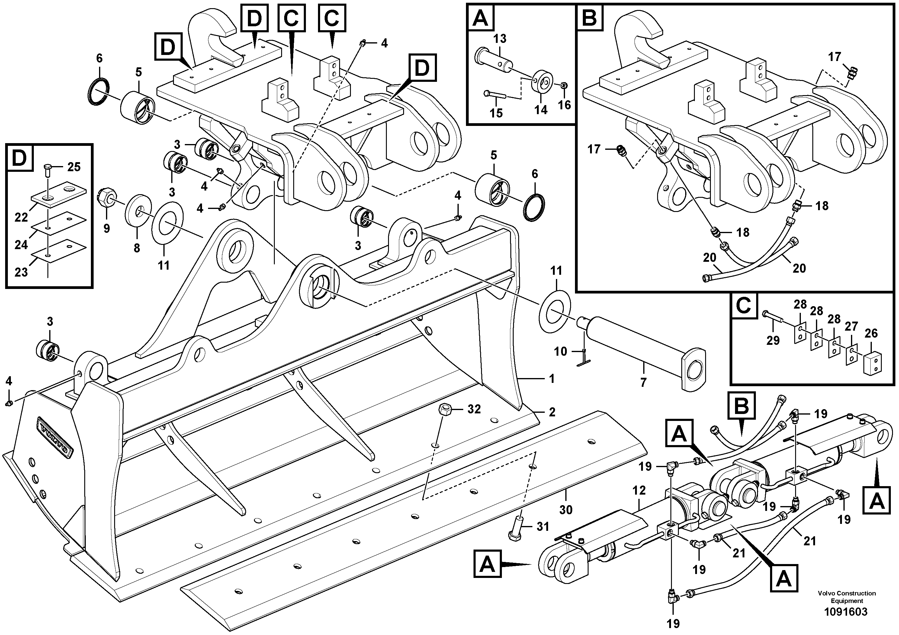 Cutting edge VOE14718276 VOLVO