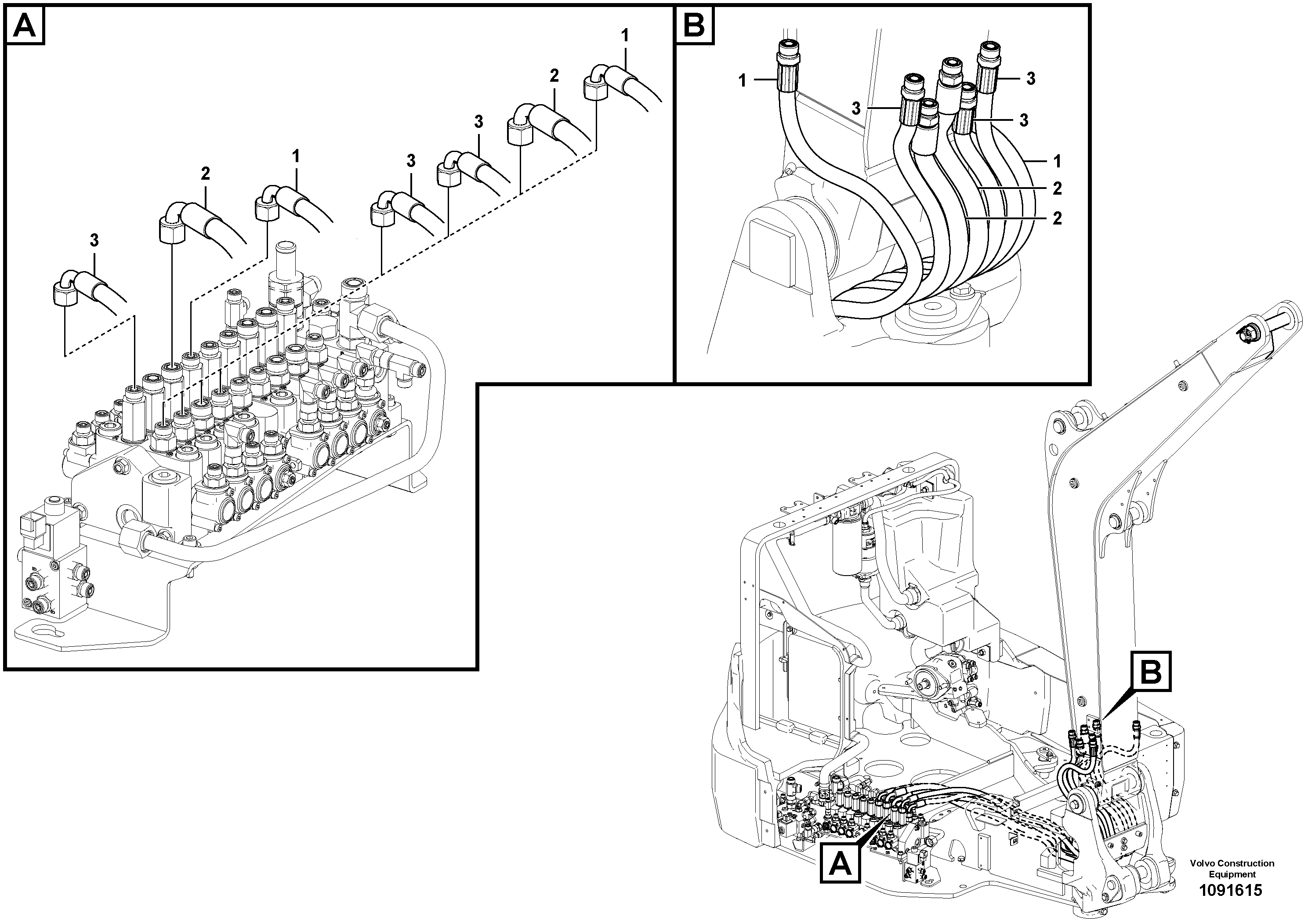 Timing gear casing VOE15700035 VOLVO