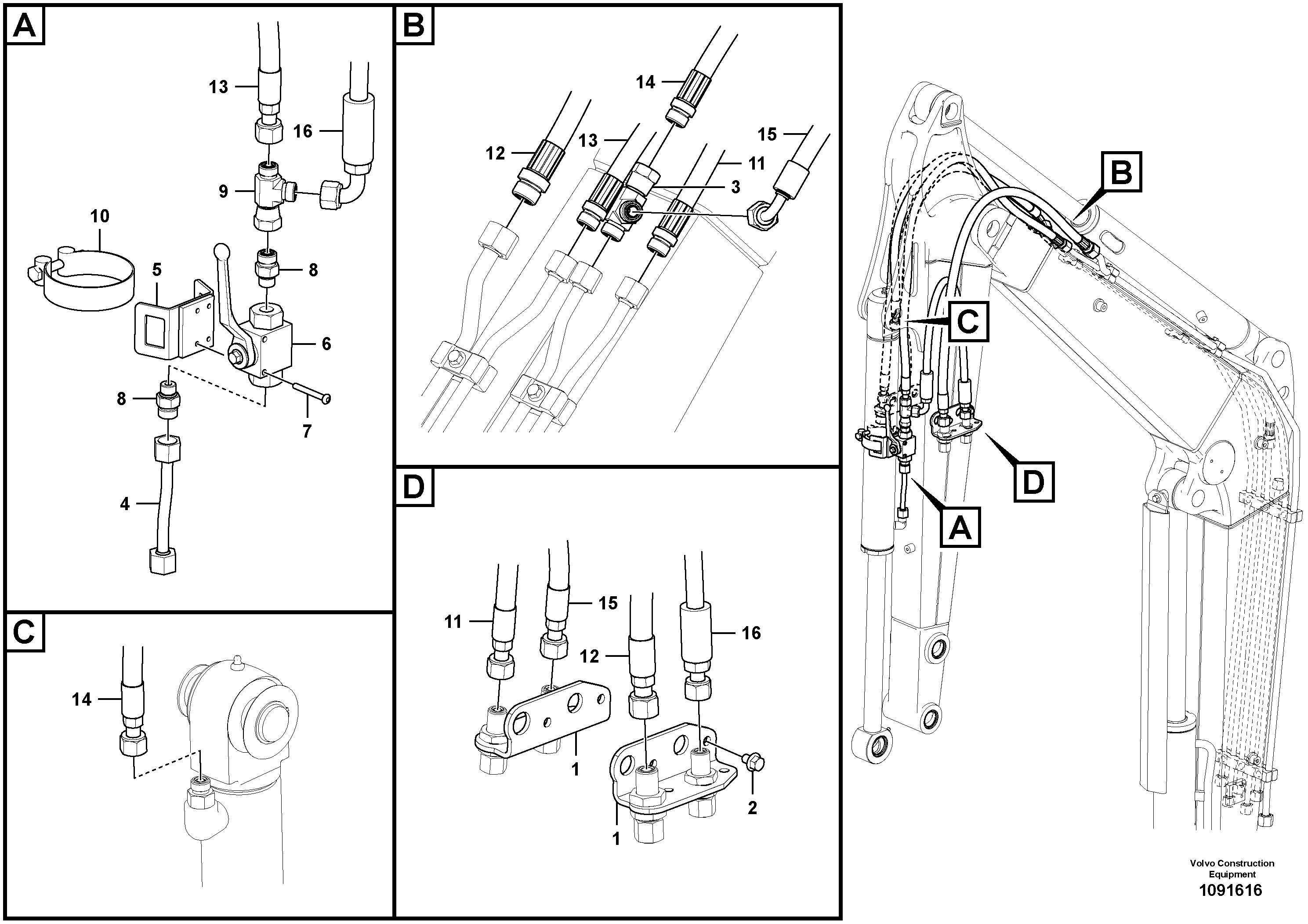 Fuel miser valve VOE15688280 VOLVO