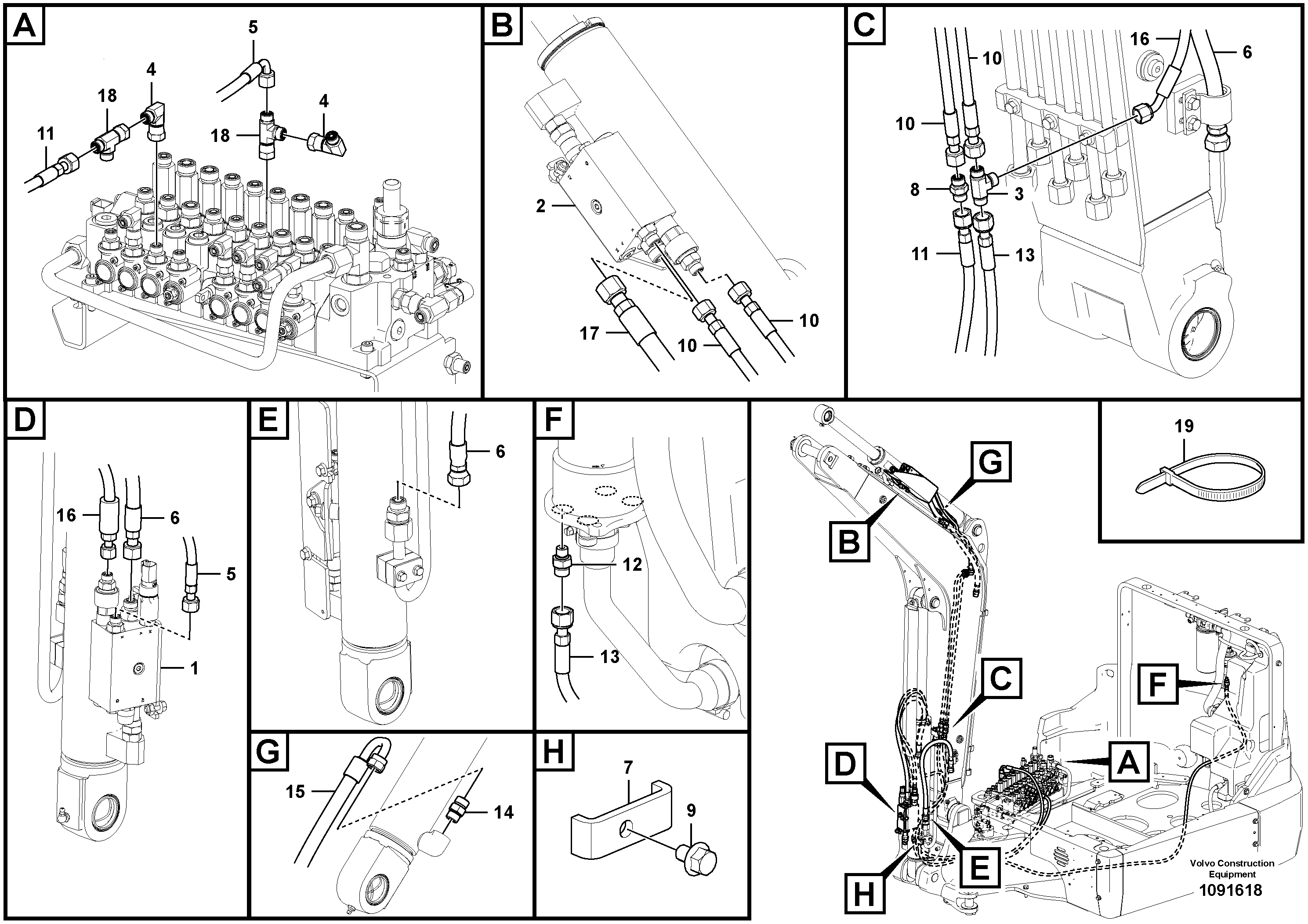 Timing gear casing VOE15699094 VOLVO