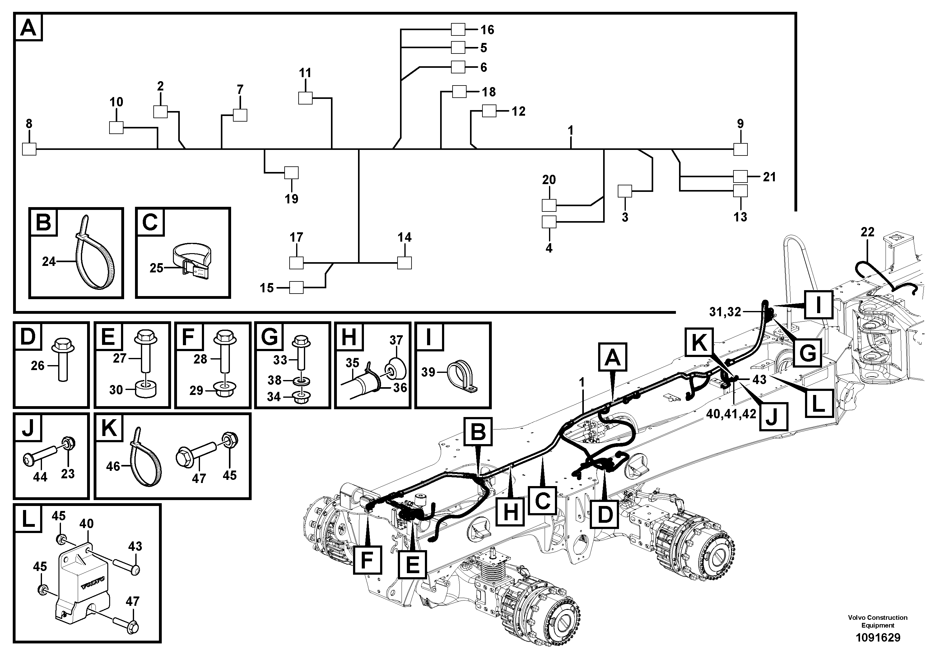 Support Section VOE981865 VOLVO
