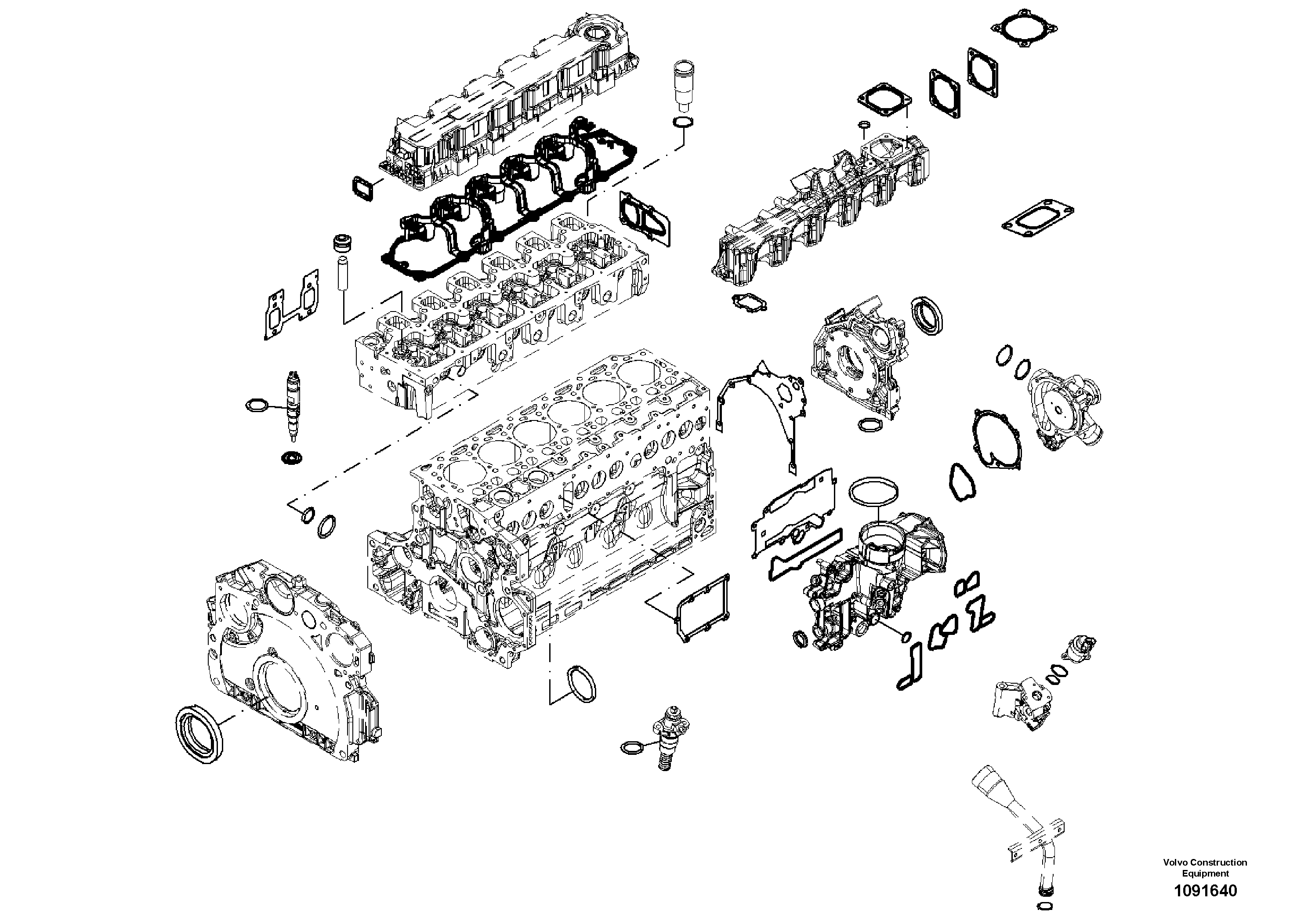 Gasket Kit VOE21654338 VOLVO