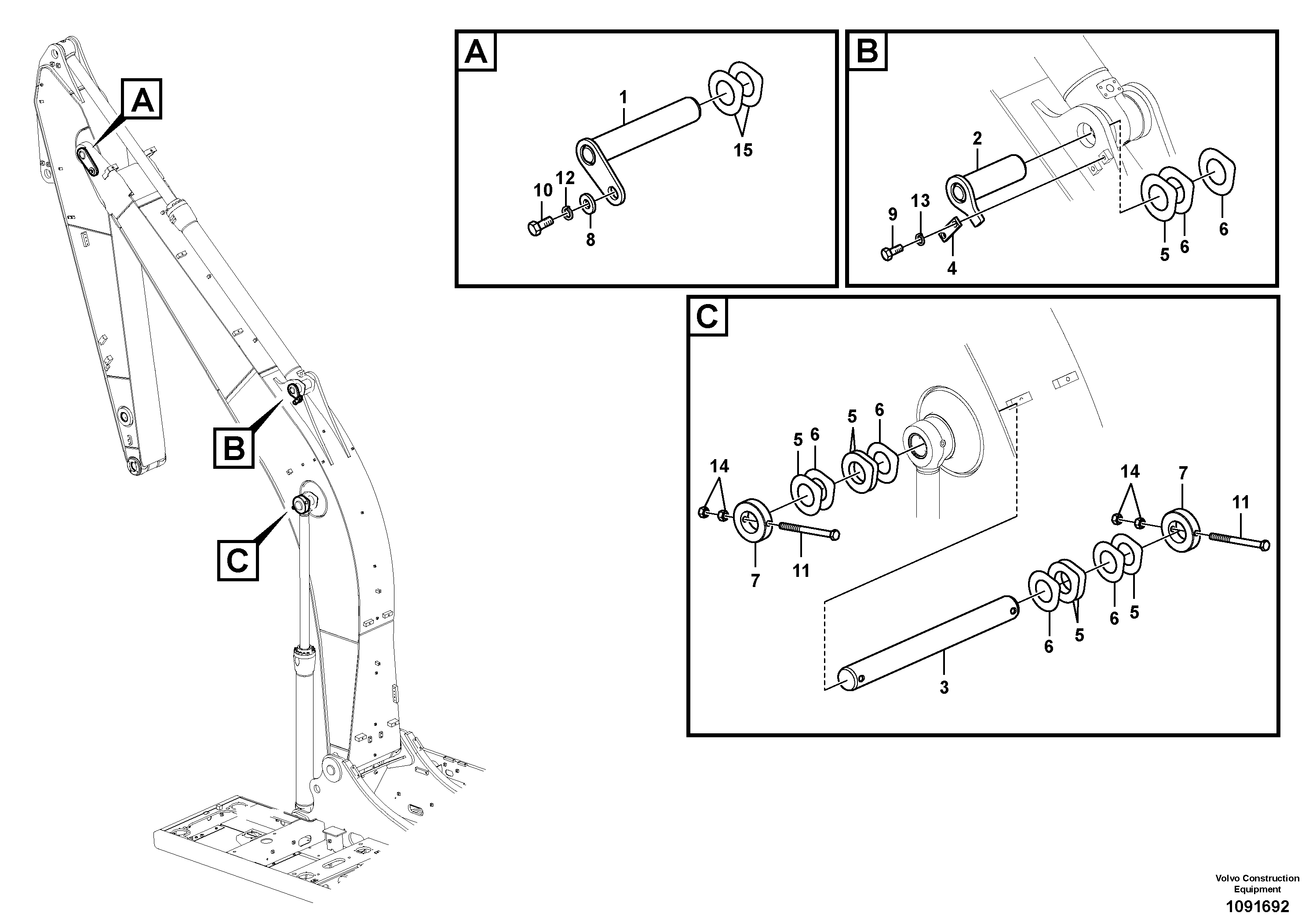 Swg Lk Cylinder RM/VOE14708945 VOLVO