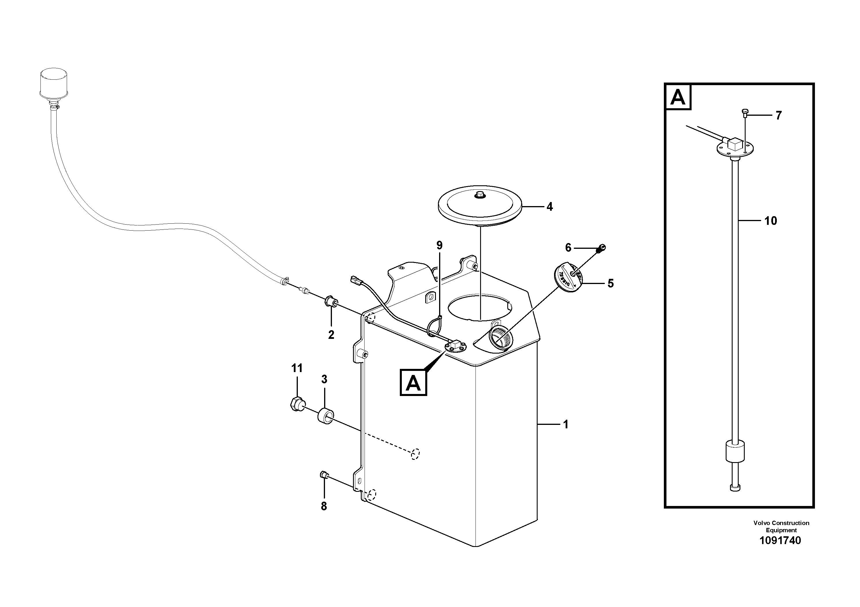 Coal Bucket VOE12831014 VOLVO