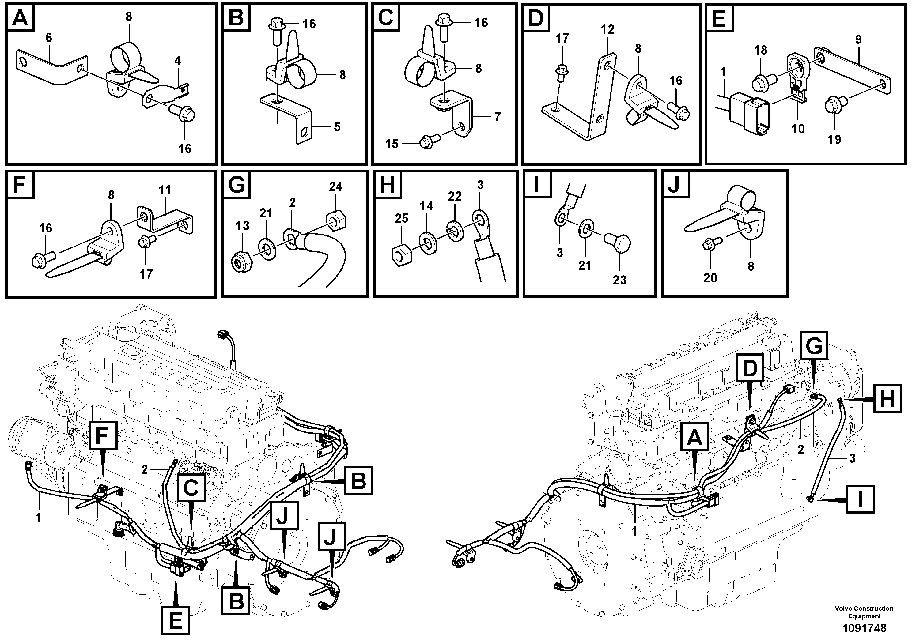 Seat frame VOE14728360 VOLVO