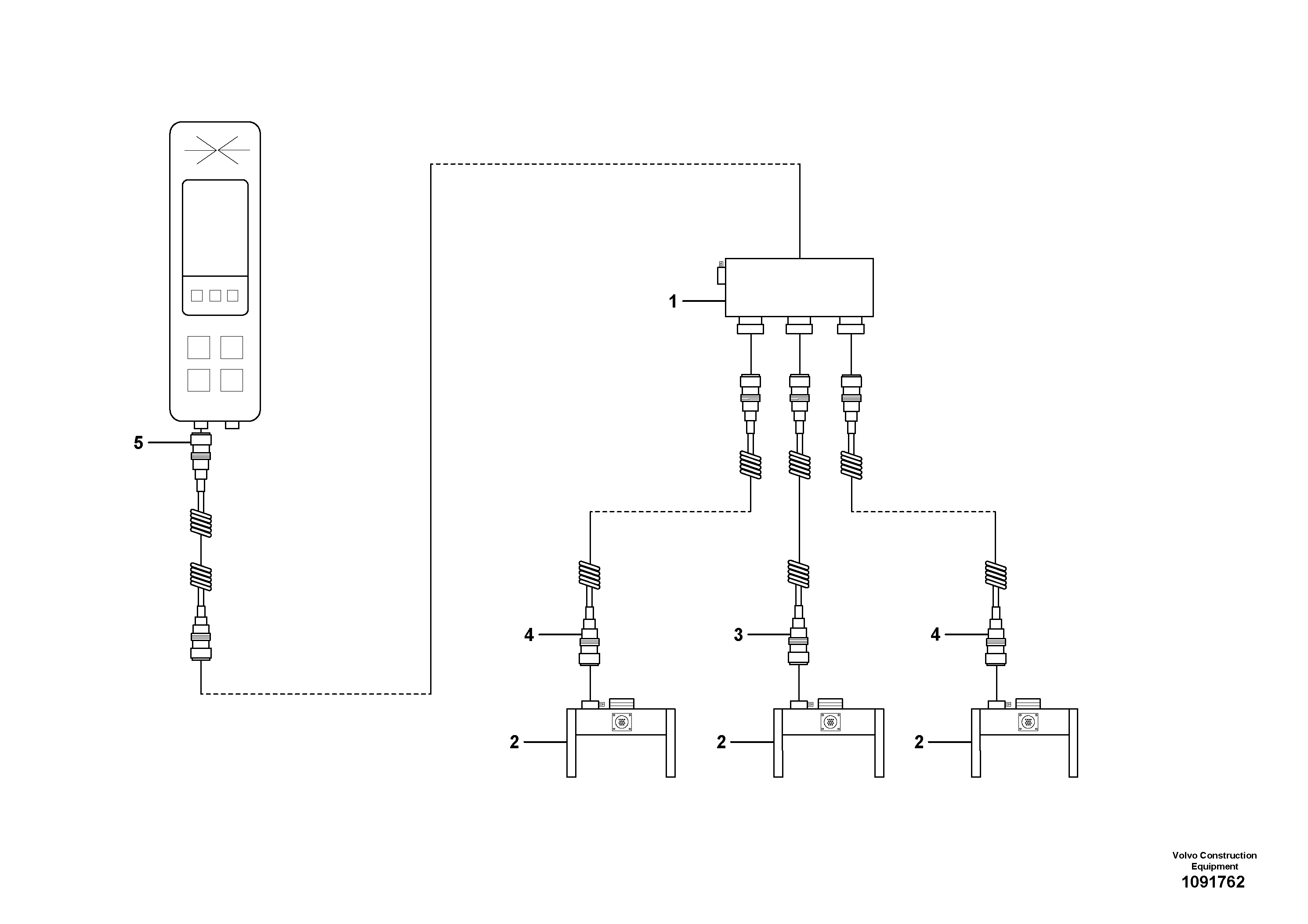 Radio Support VOE17492433 VOLVO