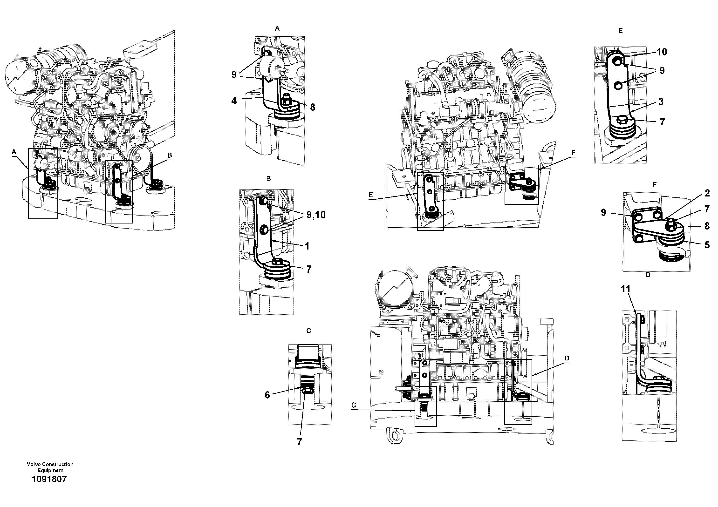 Pierce Nut TEL/VOE15233952 VOLVO