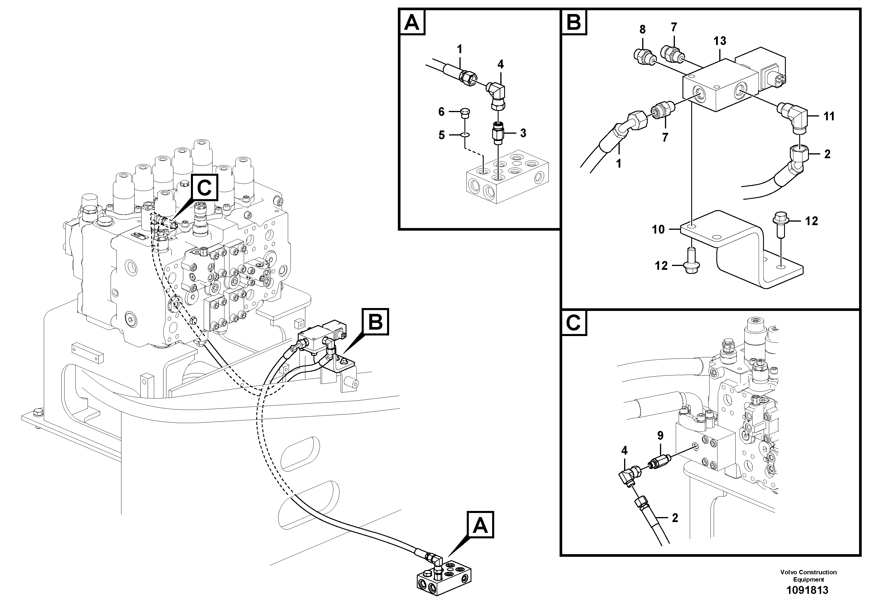 Seat frame VOE14701821 VOLVO