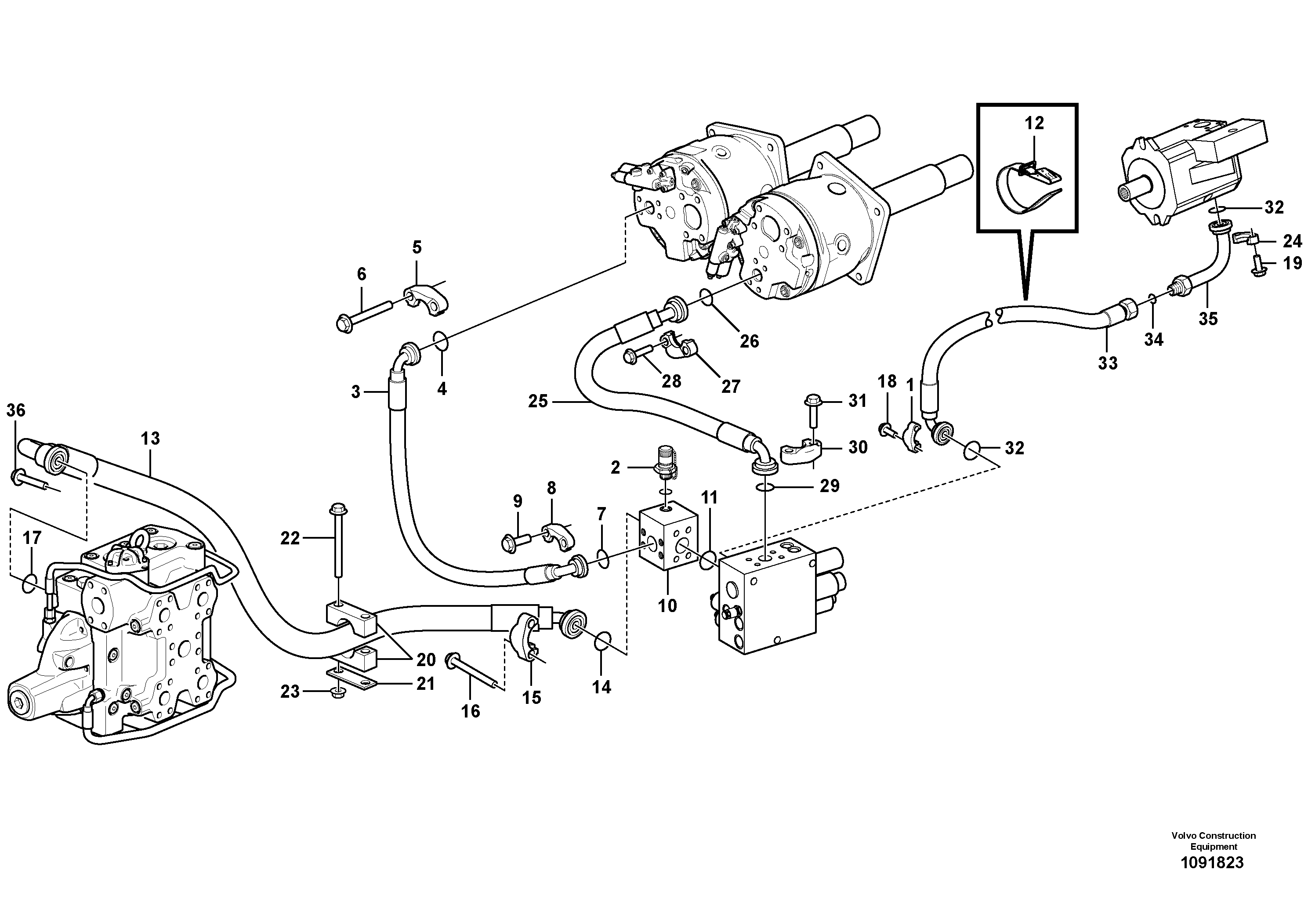 Timing gear casing VOE17427046 VOLVO
