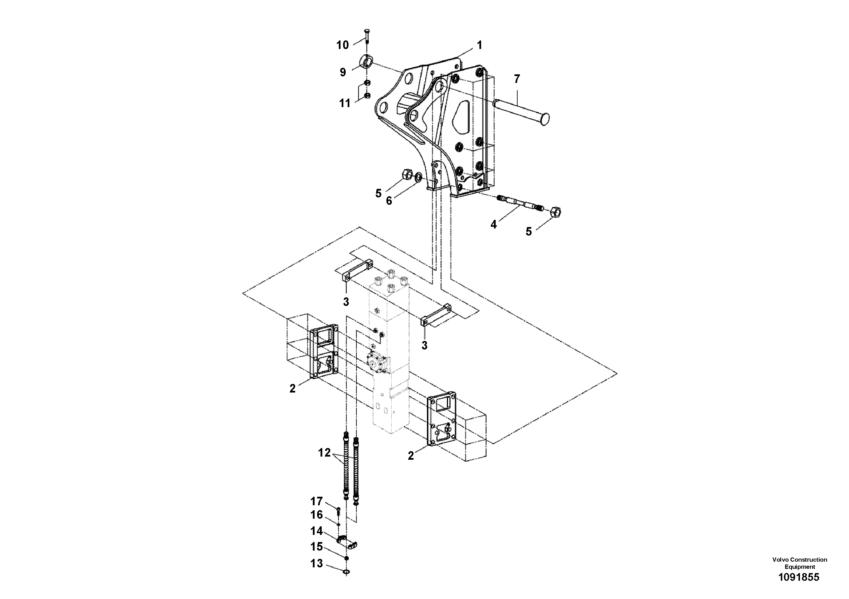 Swg Lk Cylinder VOE17446864 VOLVO