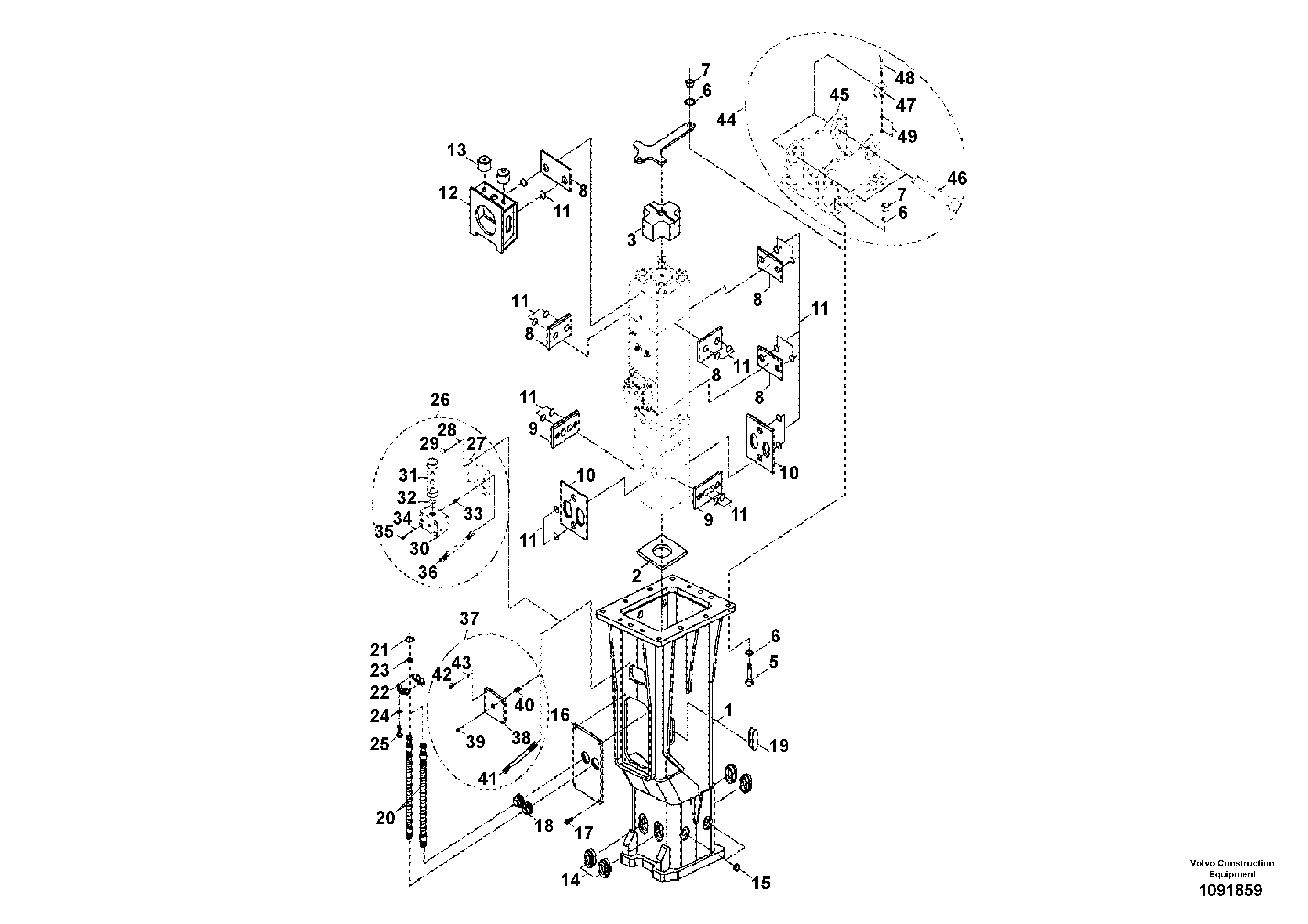 Rec.housing VOE14723282 VOLVO