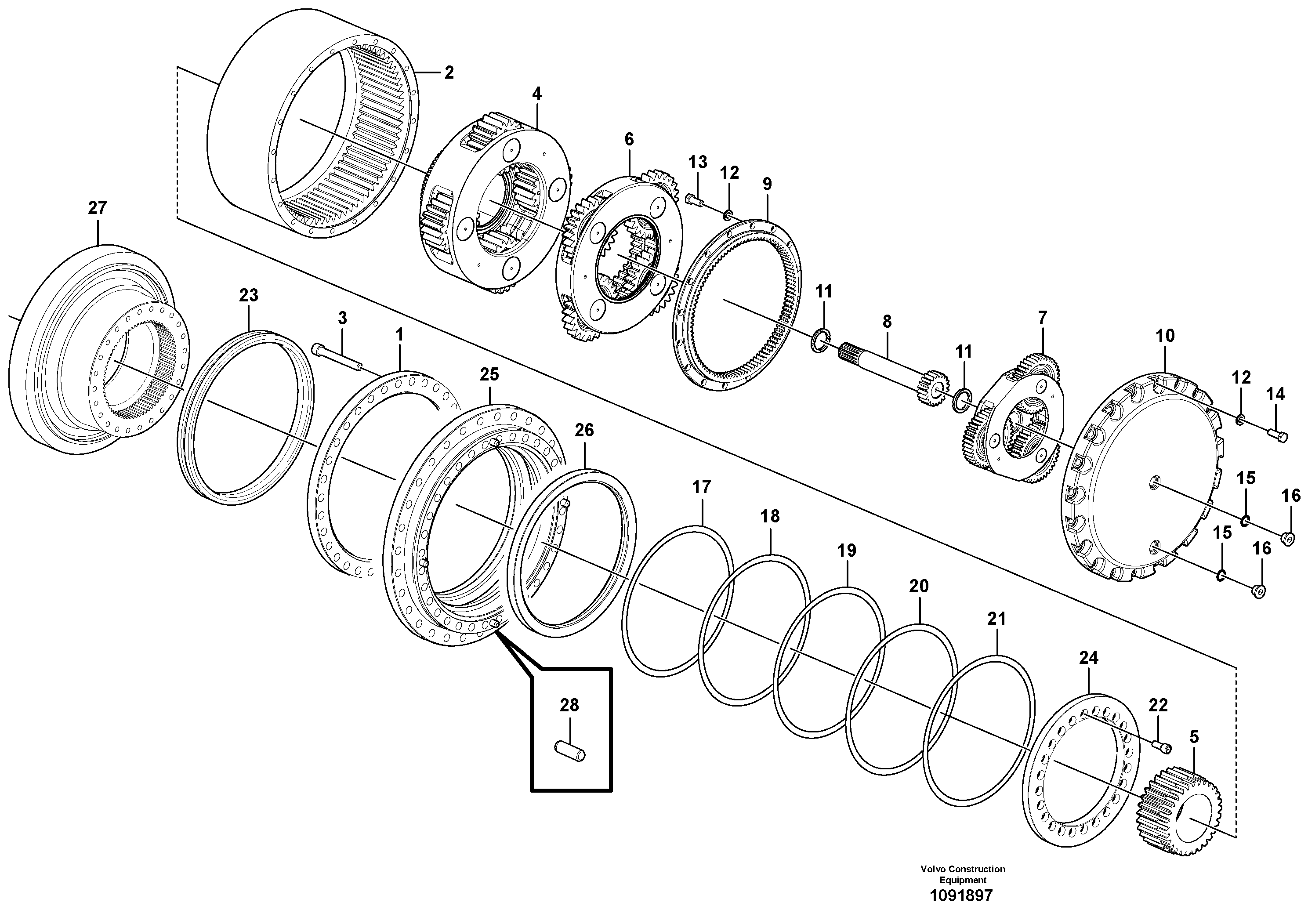 Pierce Nut VOE14663732 VOLVO