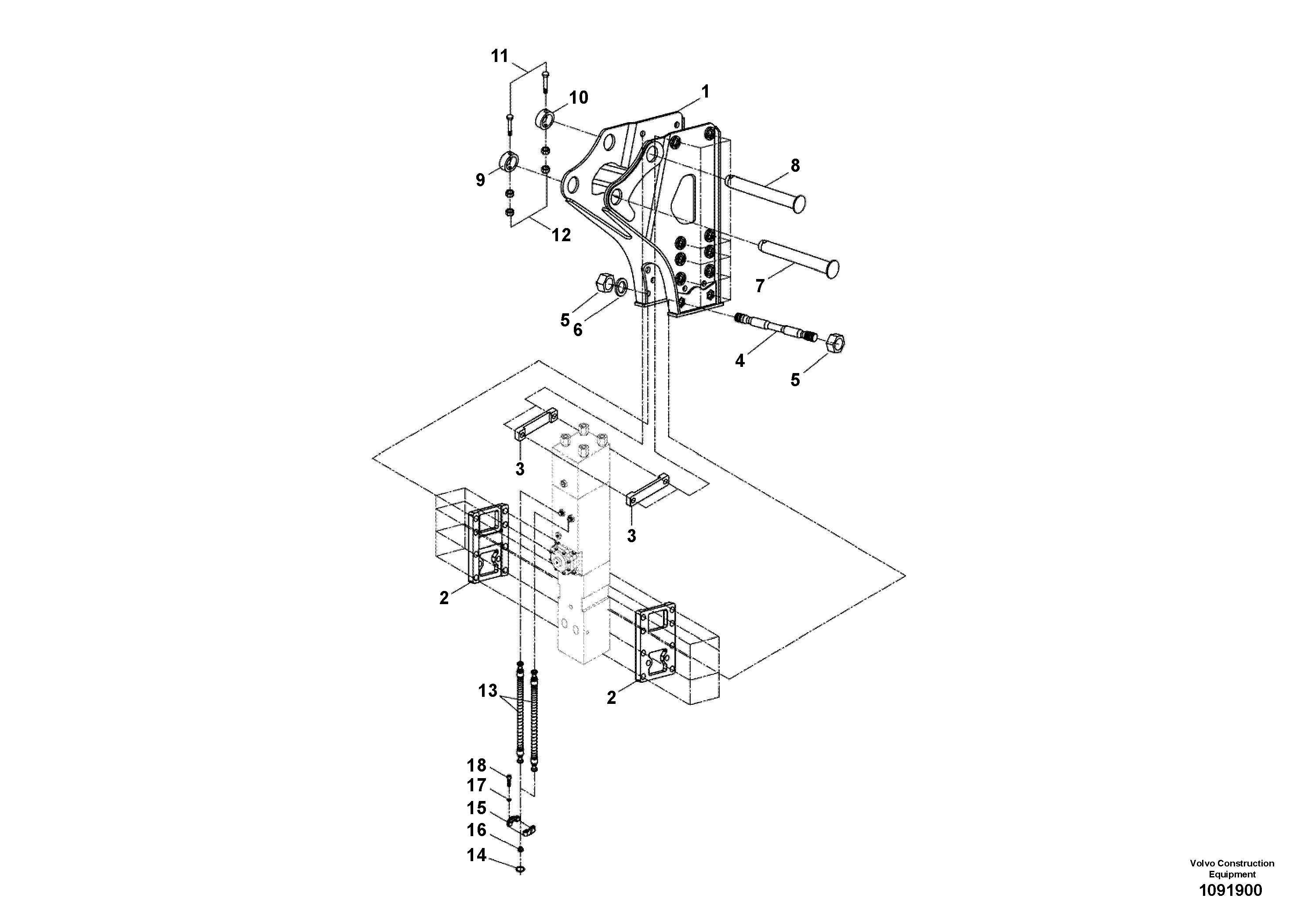 Swg Lk Cylinder VOE17427705 VOLVO