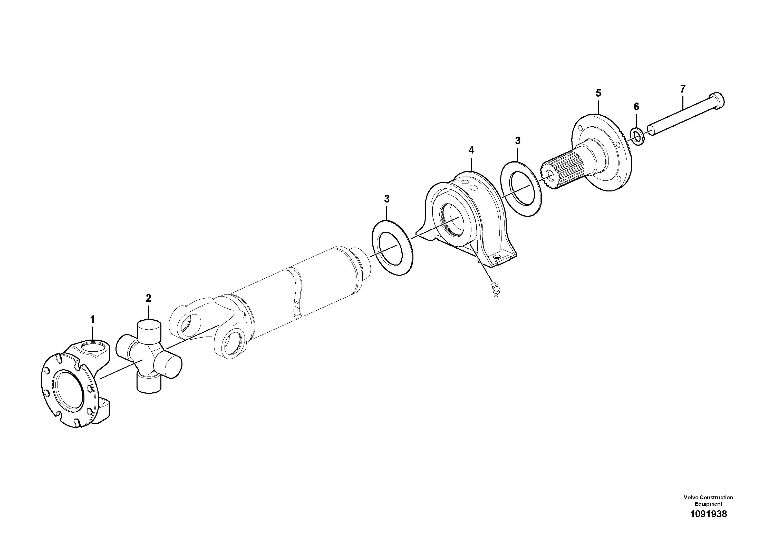 Bearing Half VOE17450721 VOLVO