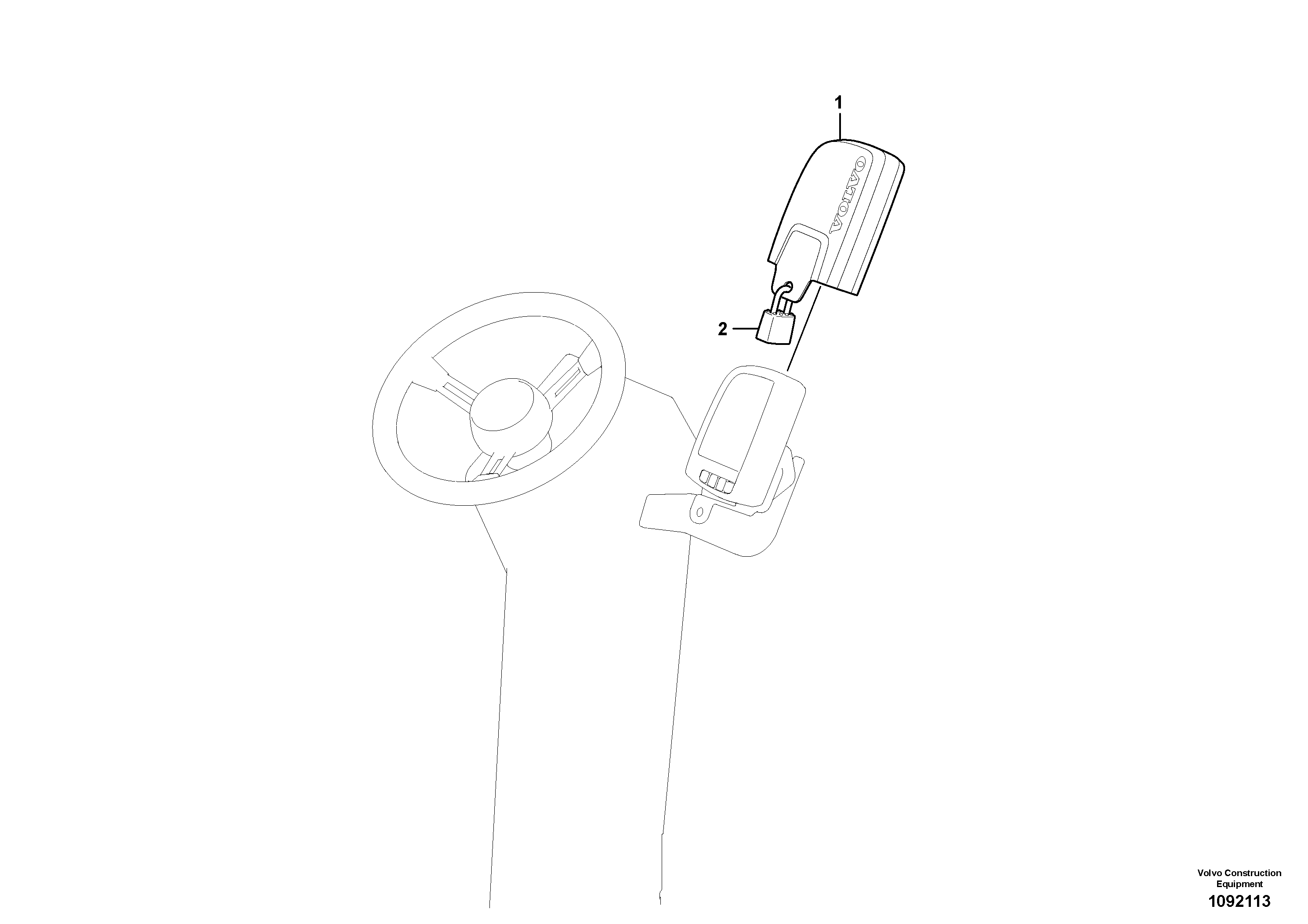 Holder VOE12812265 VOLVO