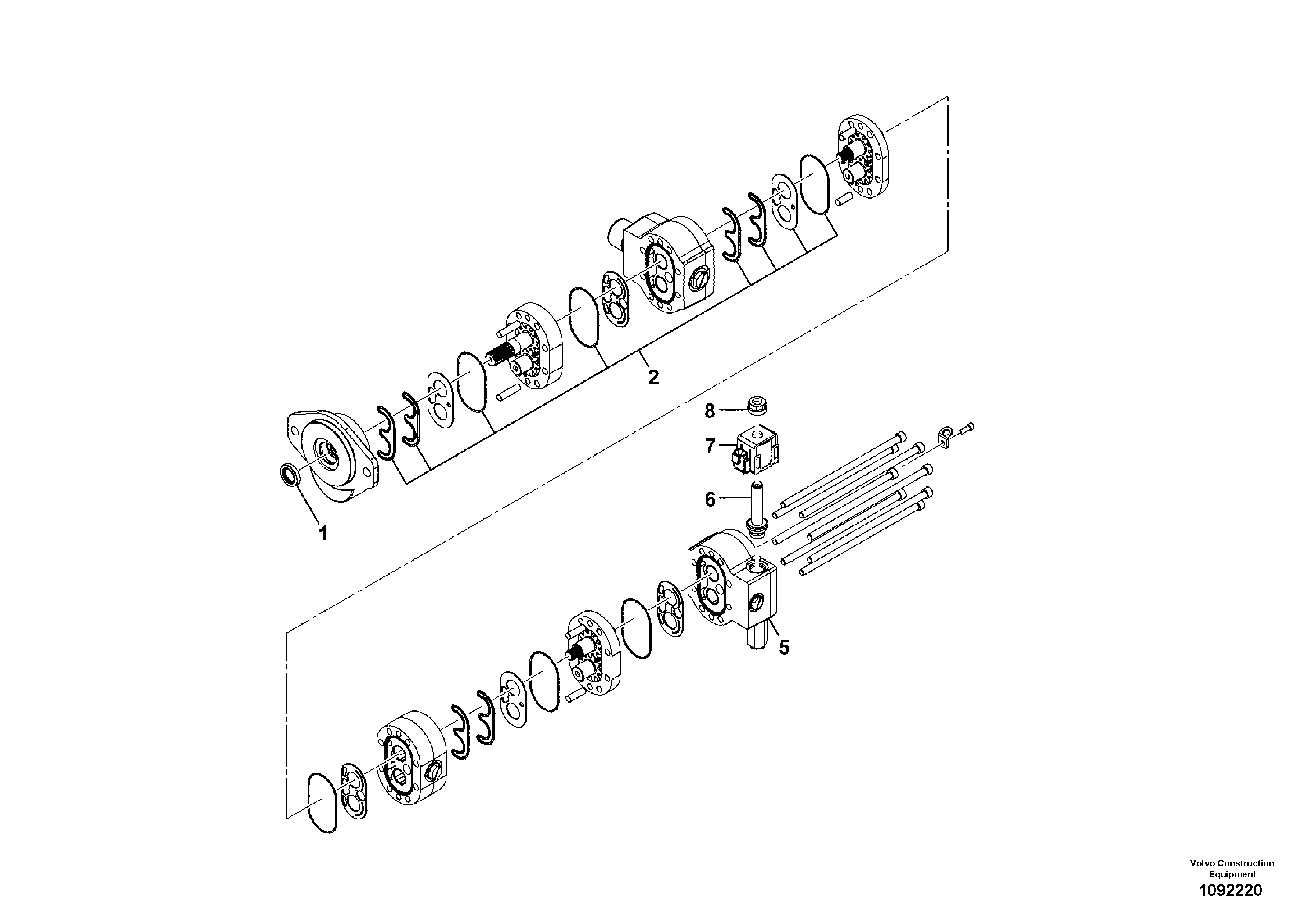 Hose support VOE16064530 VOLVO