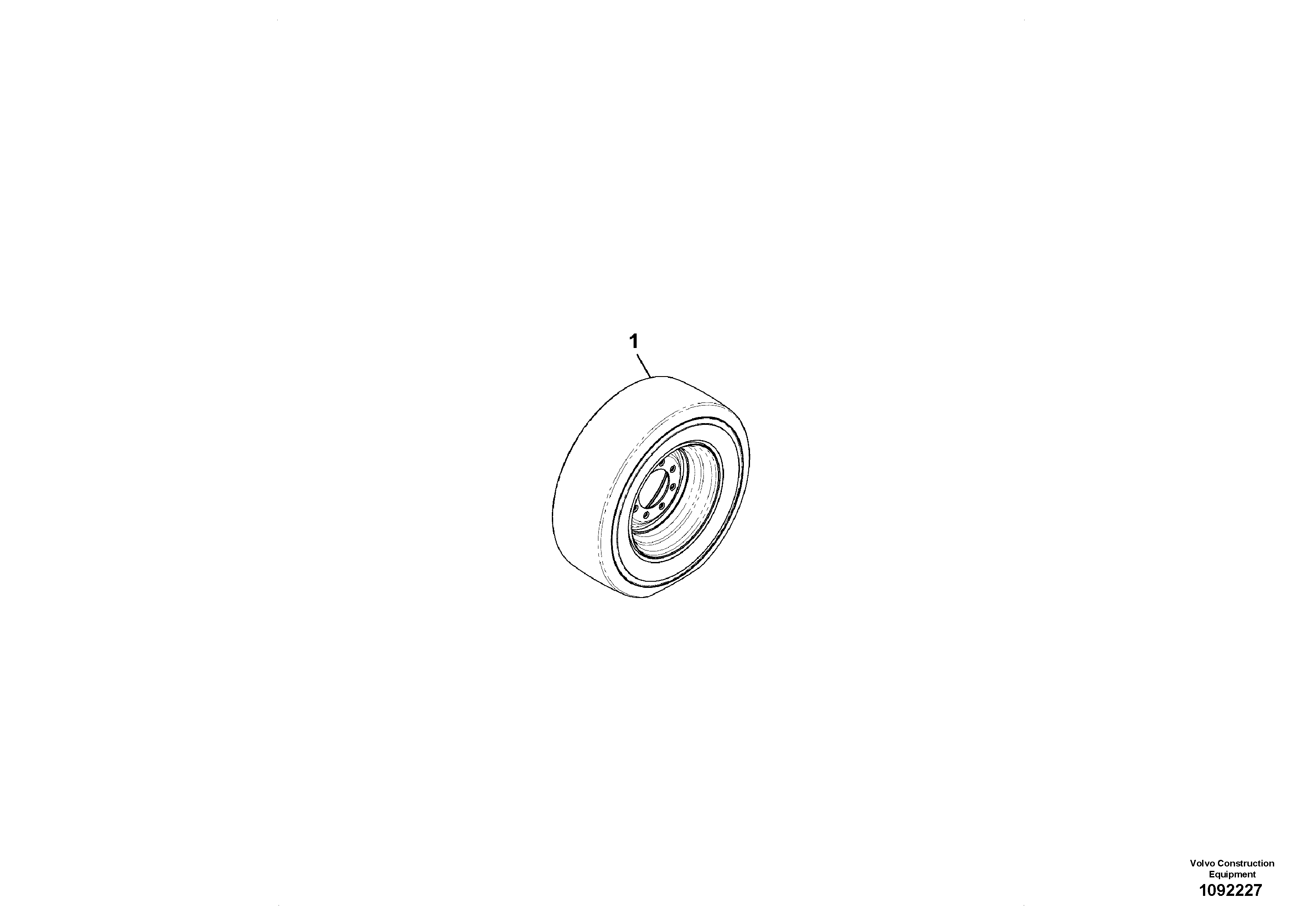 Wheel VOE17485053 VOLVO