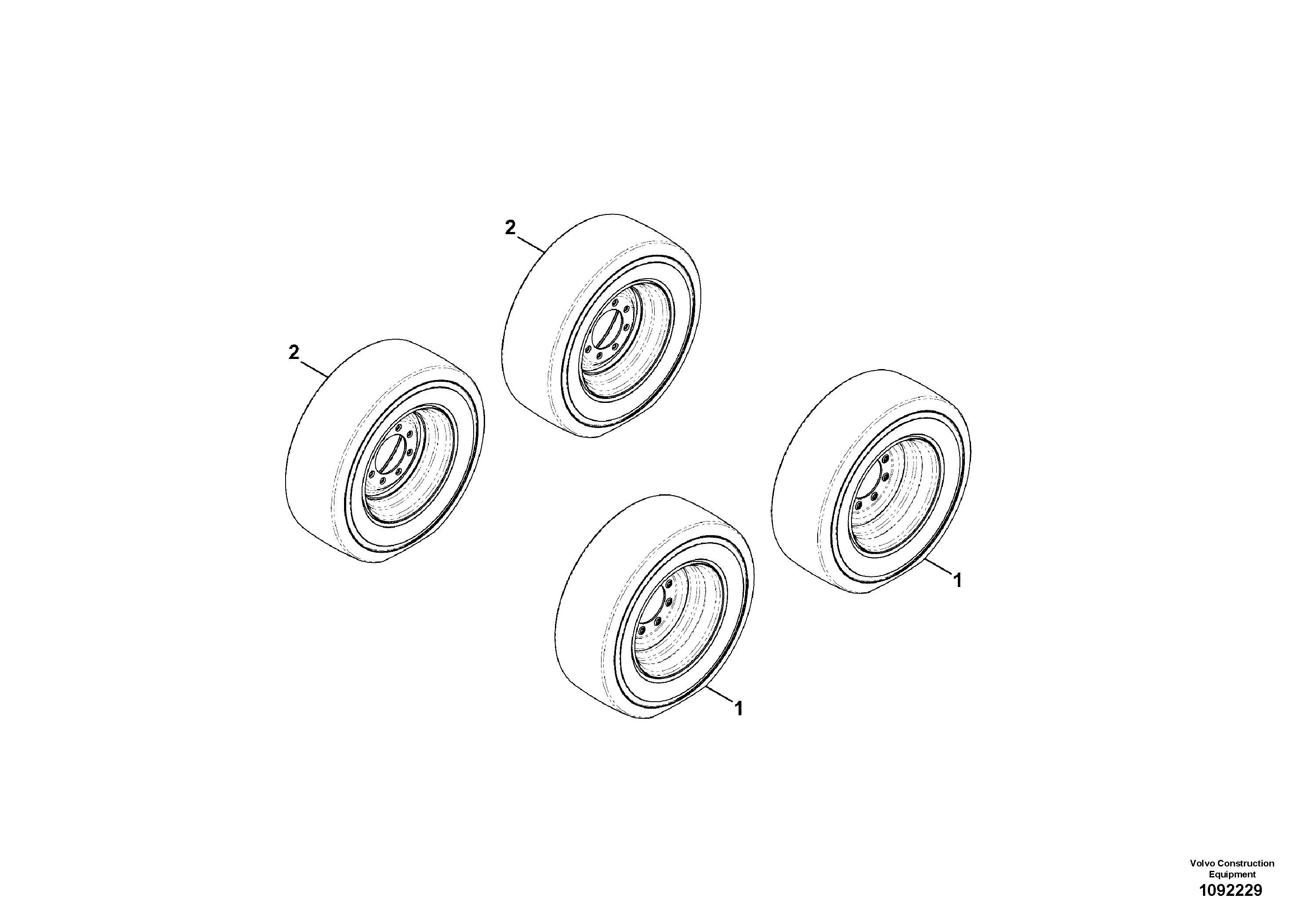 Wheel VOE17485035 VOLVO