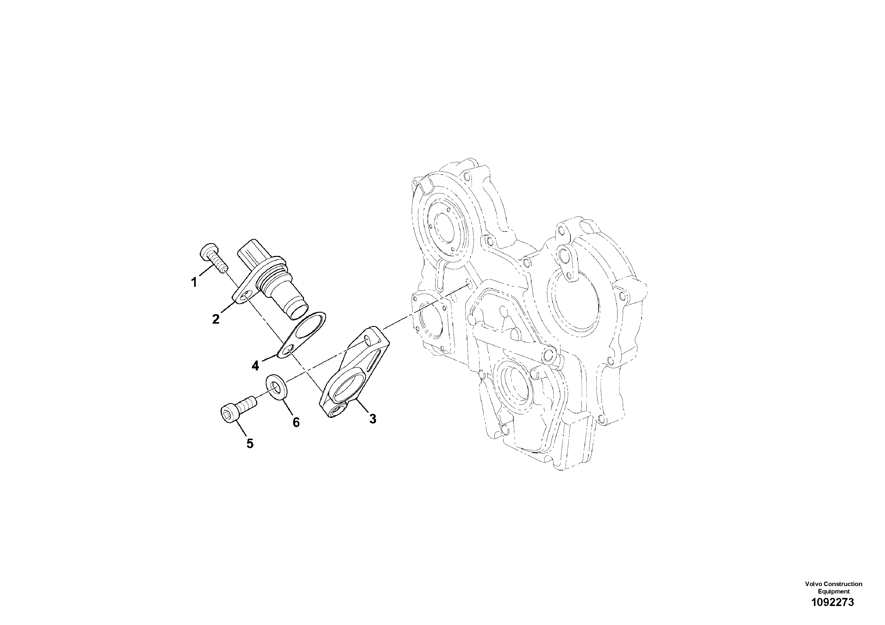 For upper engine part VOE16064306 VOLVO