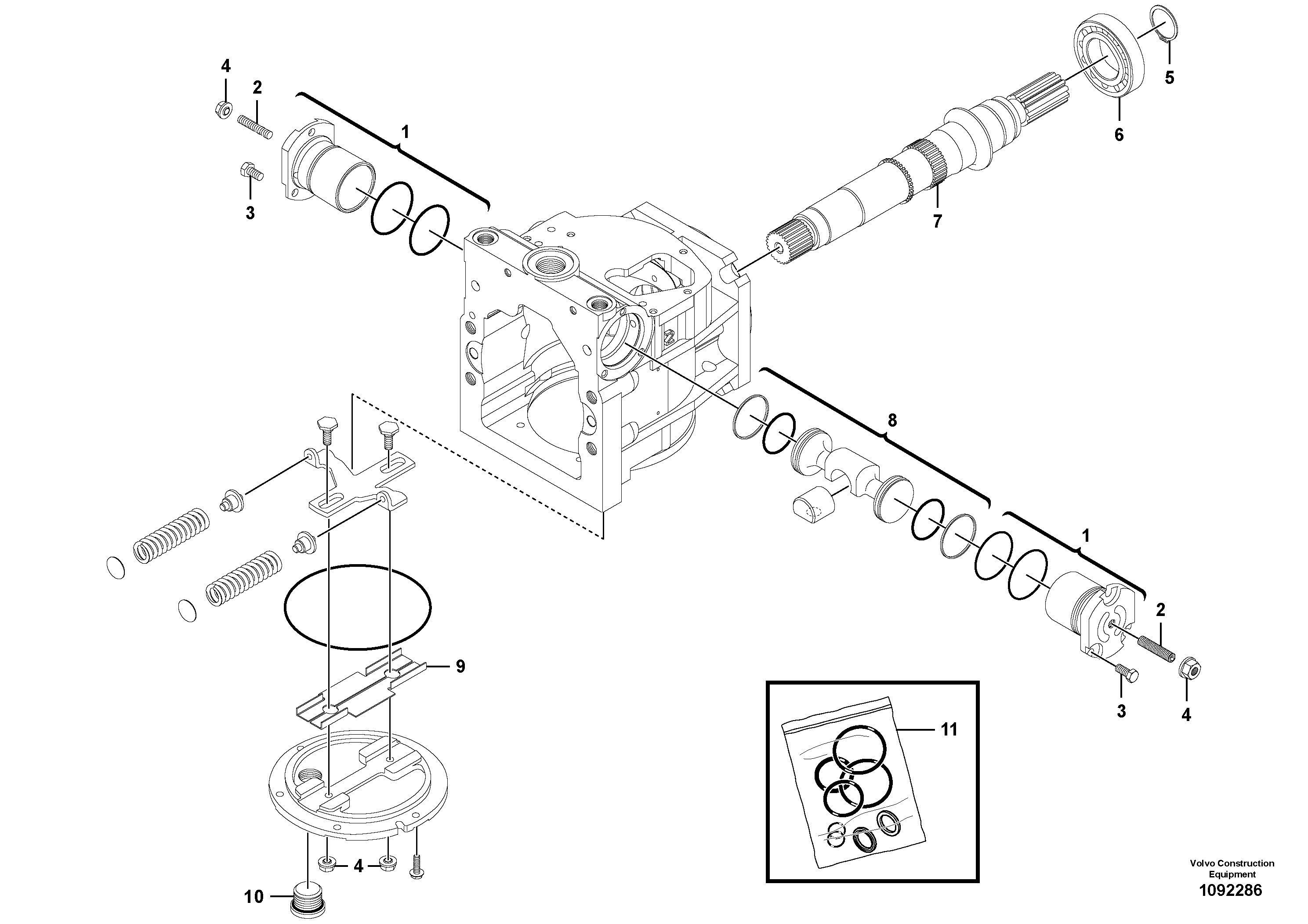 Литая крышка VOE17486946 VOLVO