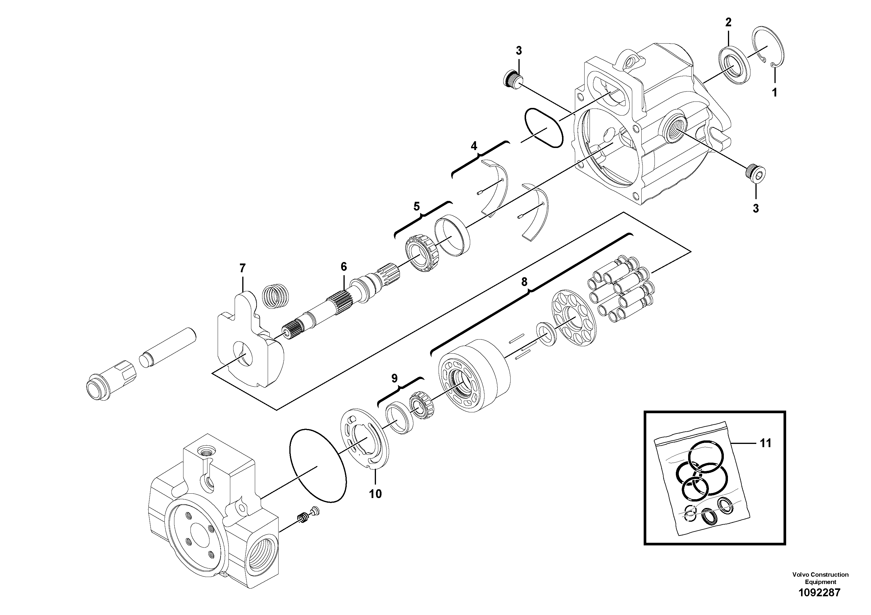 Base Cover VOE17492263 VOLVO