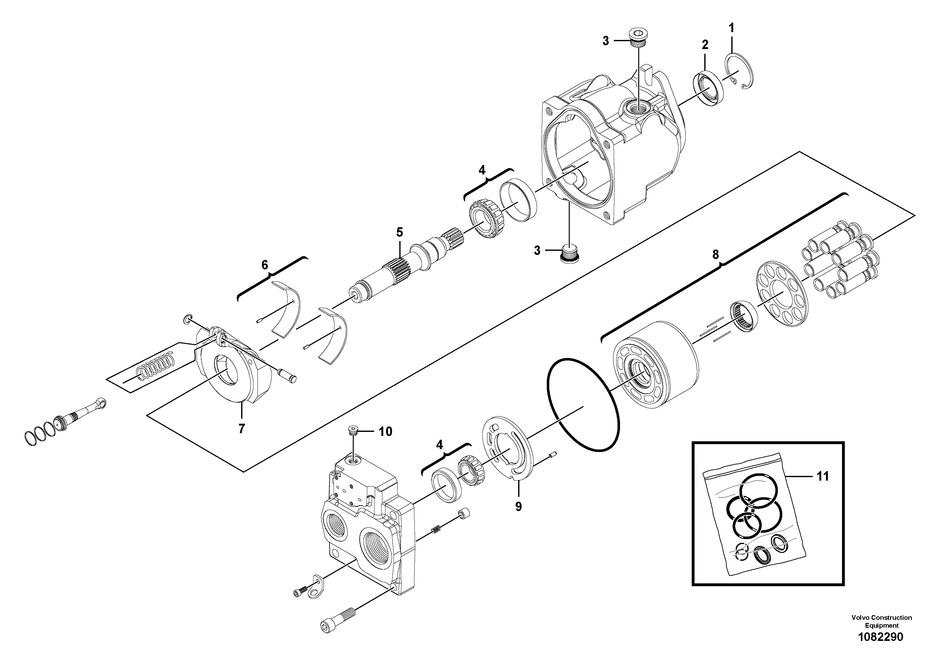 Base Cover VOE17492220 VOLVO