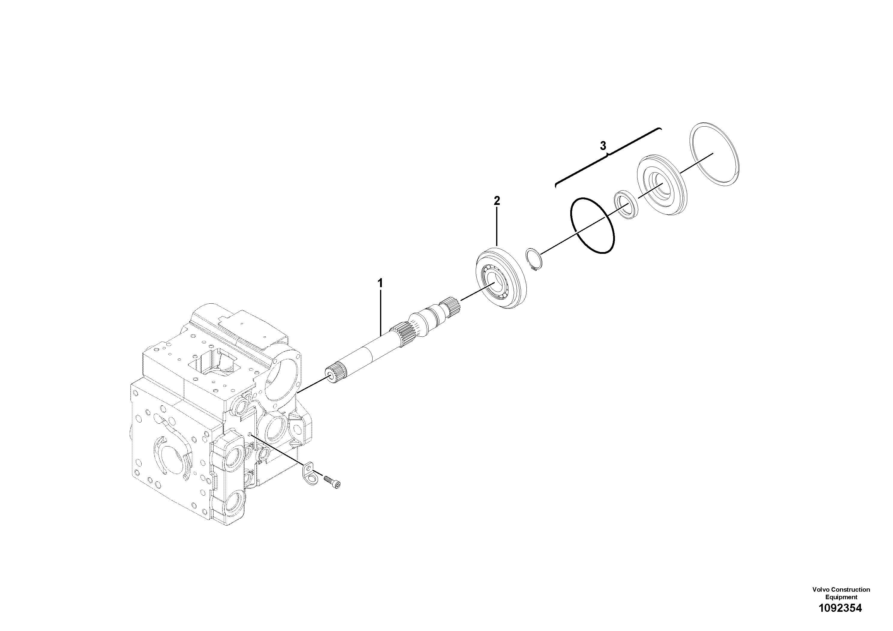 Base Cover VOE17483058 VOLVO